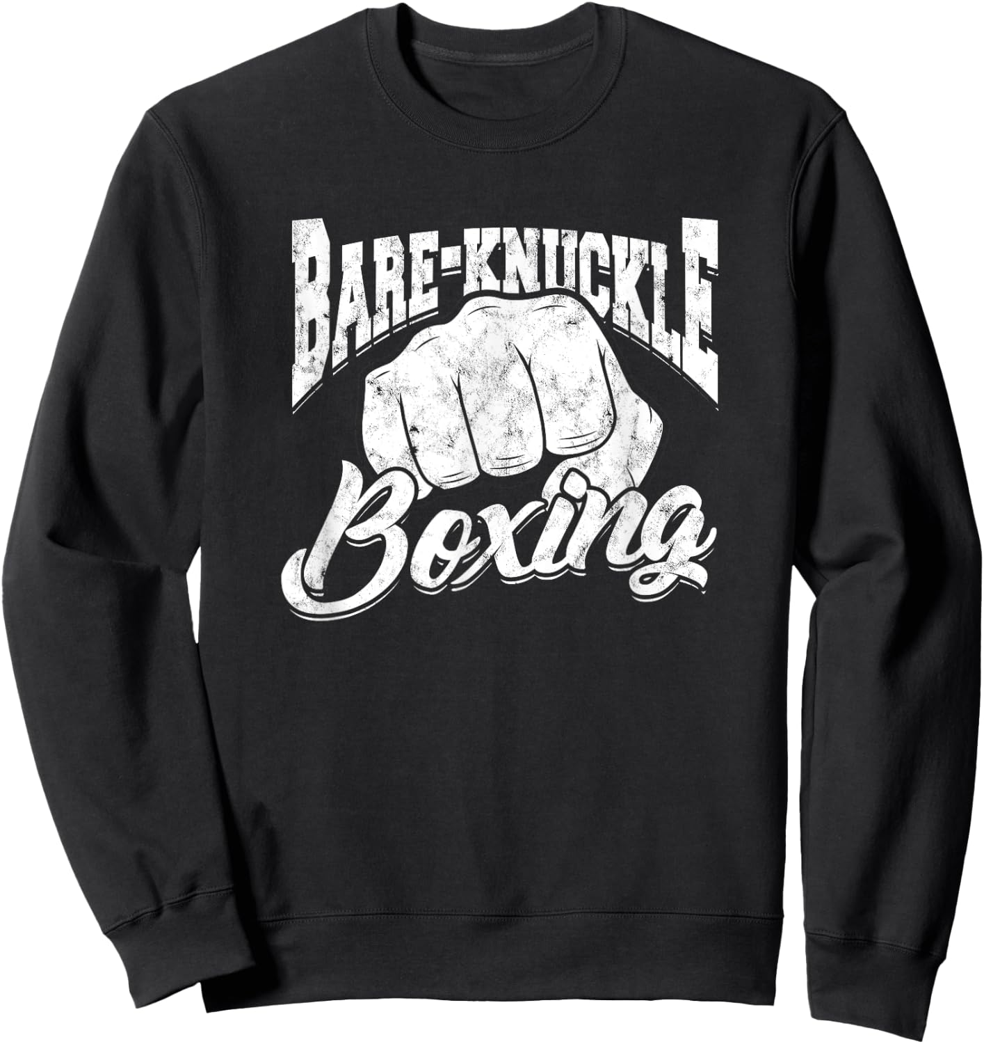 Bare-knuckle boxing - Bare-knuckle sport and fitness Sweatshirt - Sweatshirt | Black