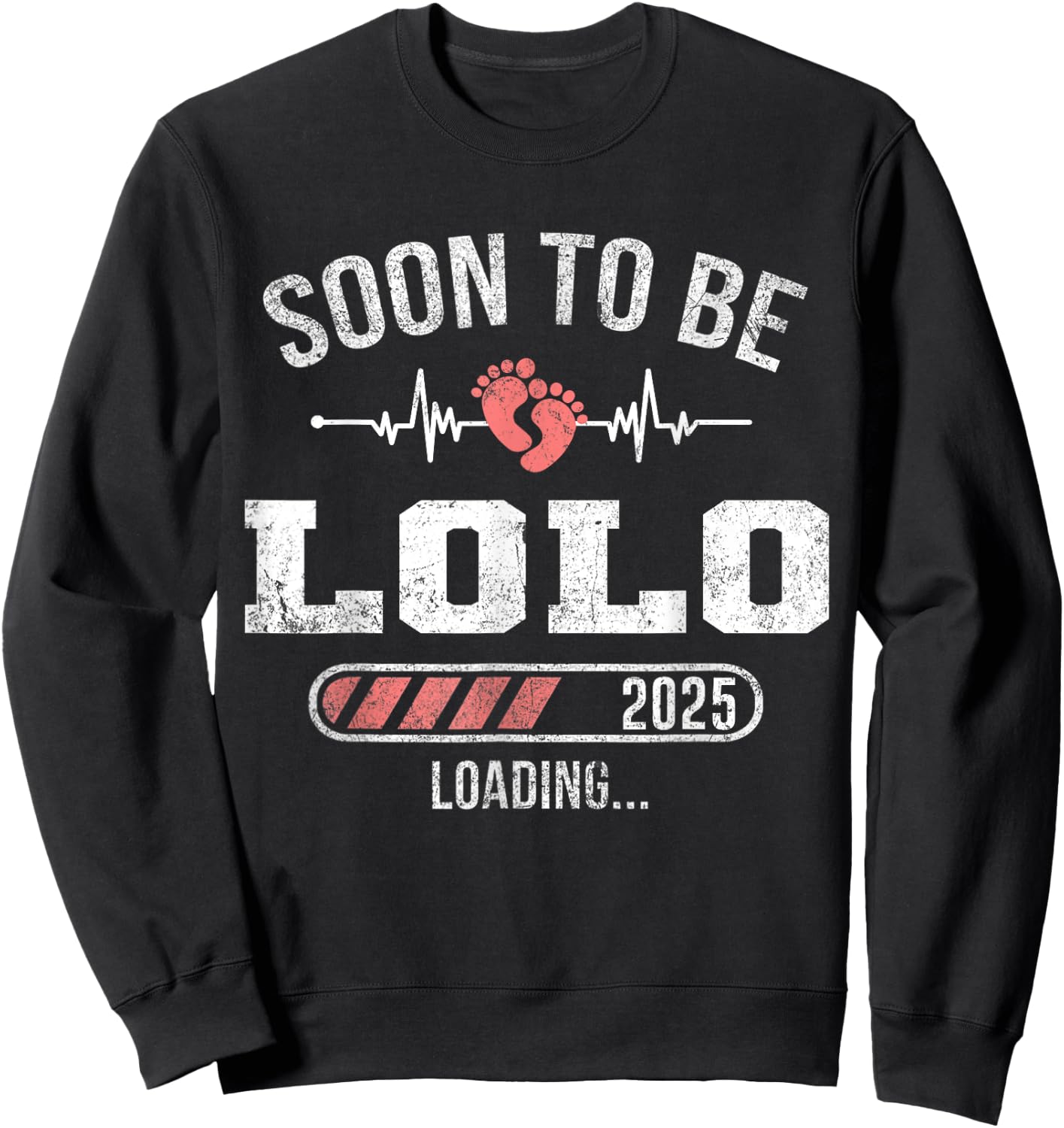 Soon To Be Lolo 2025 Loading For Pregnancy Announcement Sweatshirt - Sweatshirt | Black