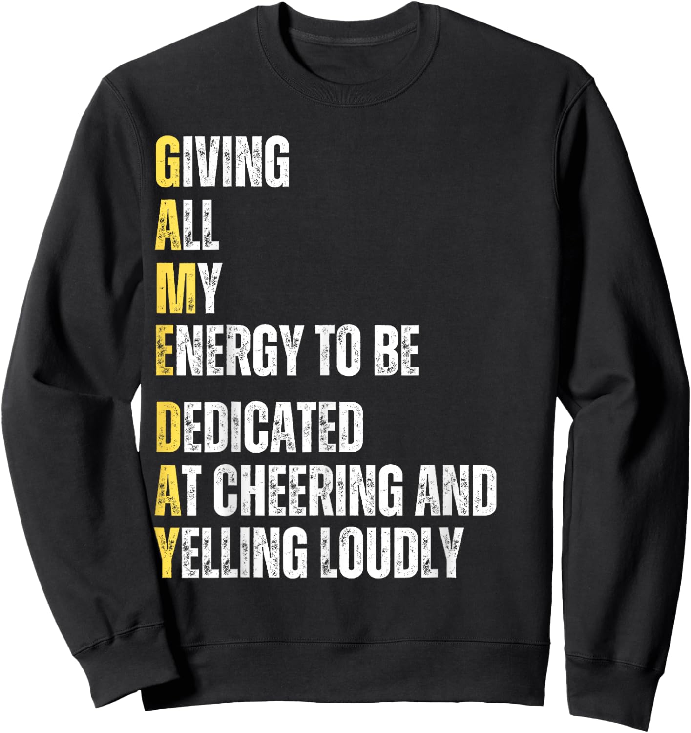 Game Day Definition Football Season Funny Men Women Sports Sweatshirt - Sweatshirt | Black