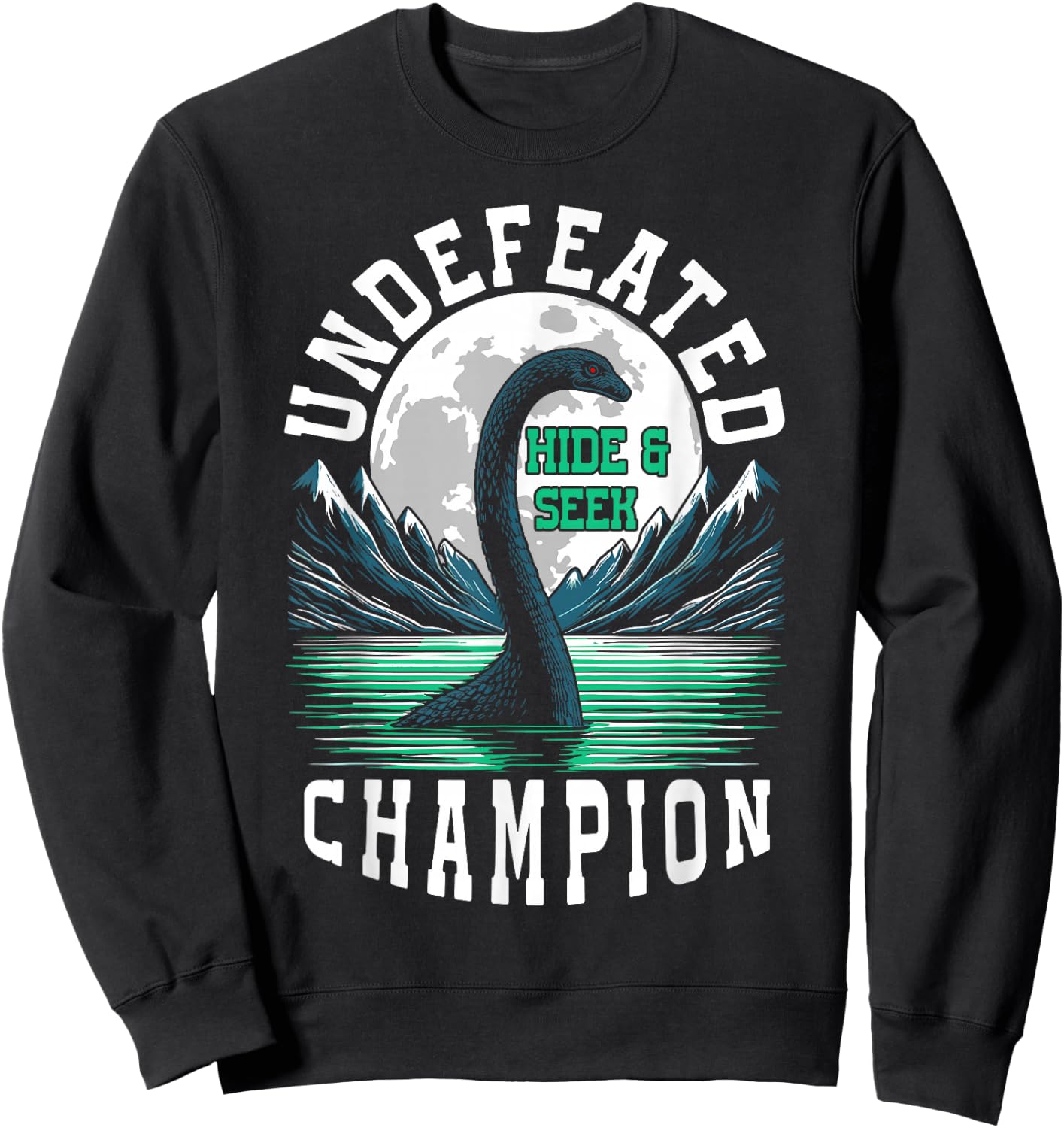 Loch Ness monster hide and seek champion Loch Ness Sweatshirt - Sweatshirt | Black