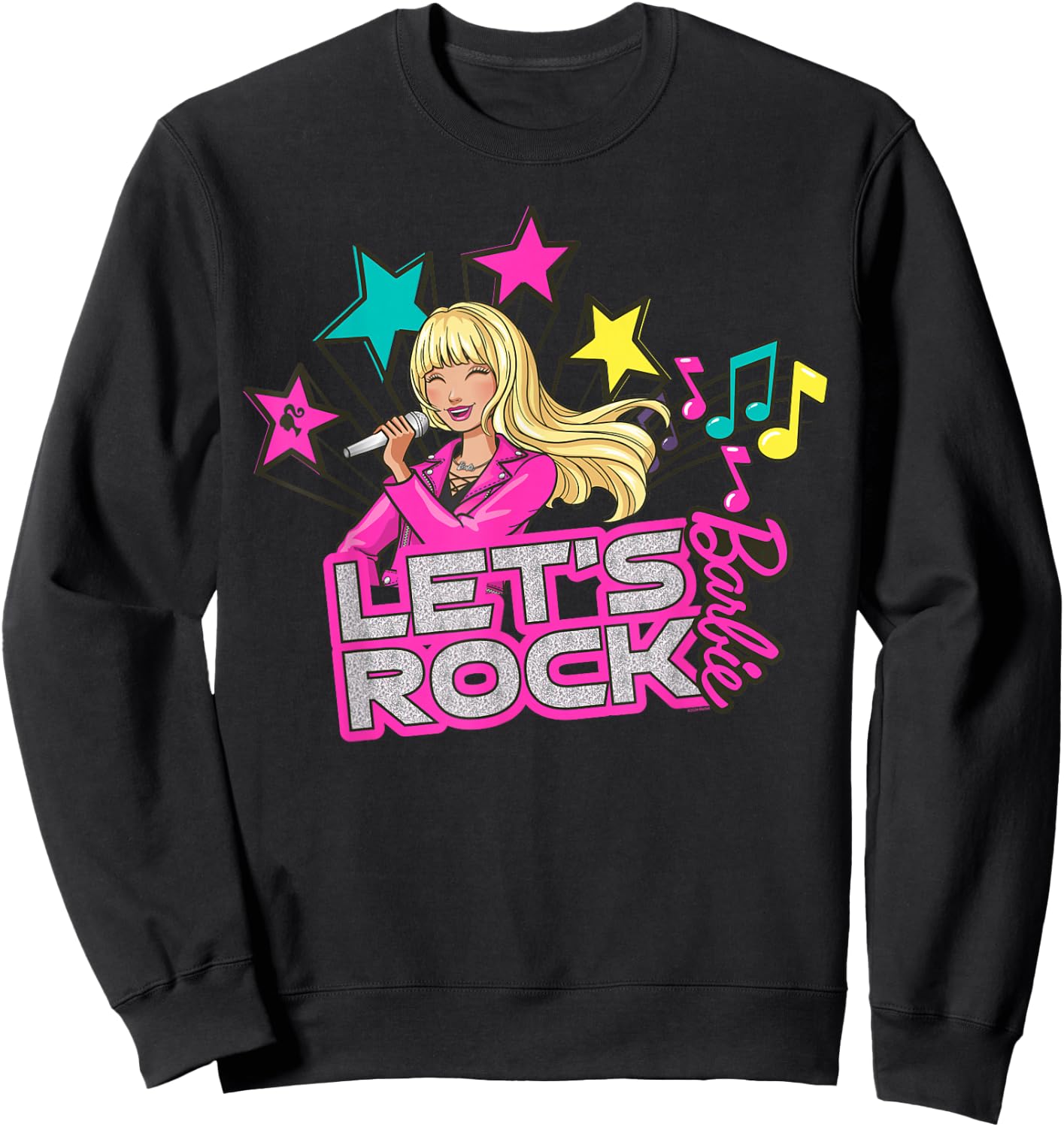 Barbie - Let's Rock Popstar Sweatshirt - Sweatshirt | Black