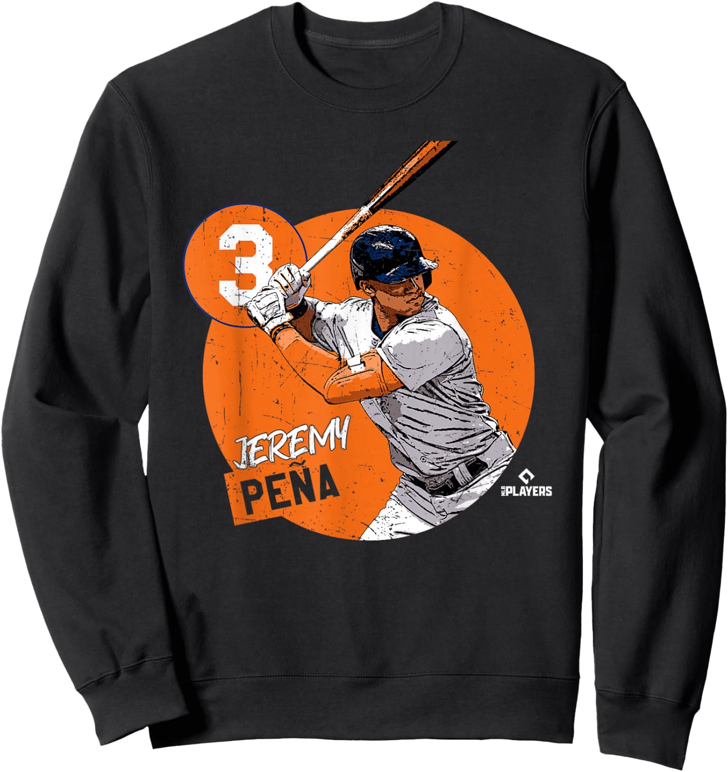 Jeremy Peña | Houston Baseball MLB Players | MLBJPEN4020-S Sweatshirt - Sweatshirt | Black