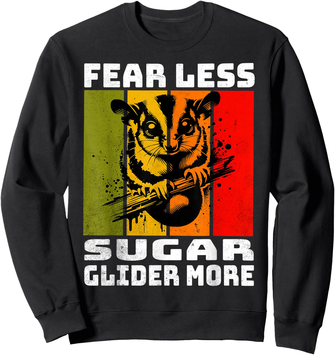 Sugar Glider Retro Sugar Glider Sweatshirt - Sweatshirt | Black