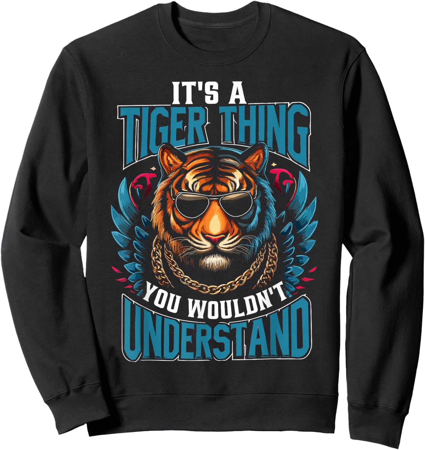 Wildlife Tiger Sweatshirt - Sweatshirt | Black