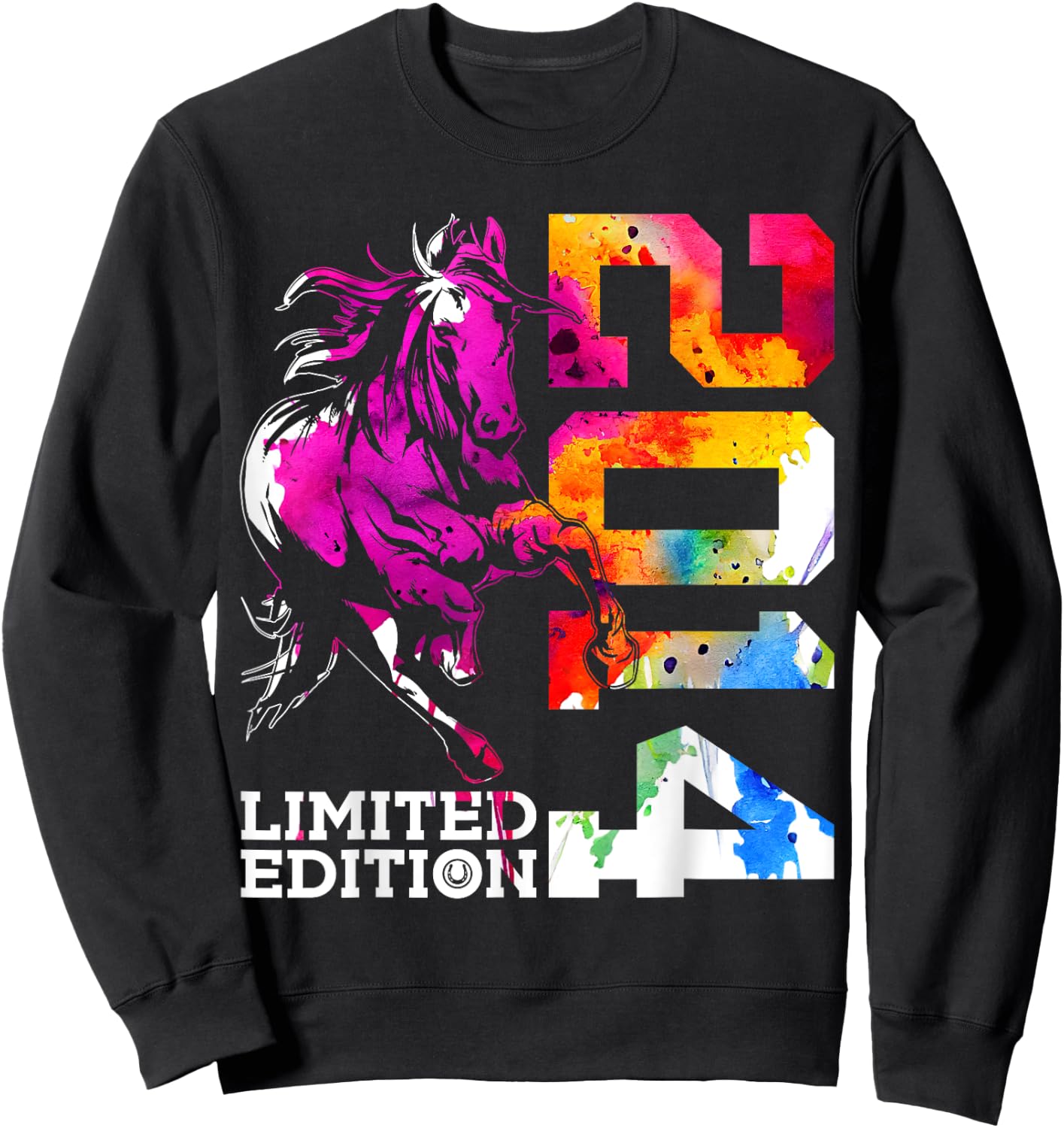 Limited Edition 2014 Riding Horse 11th Birthday Sweatshirt - Sweatshirt | Black