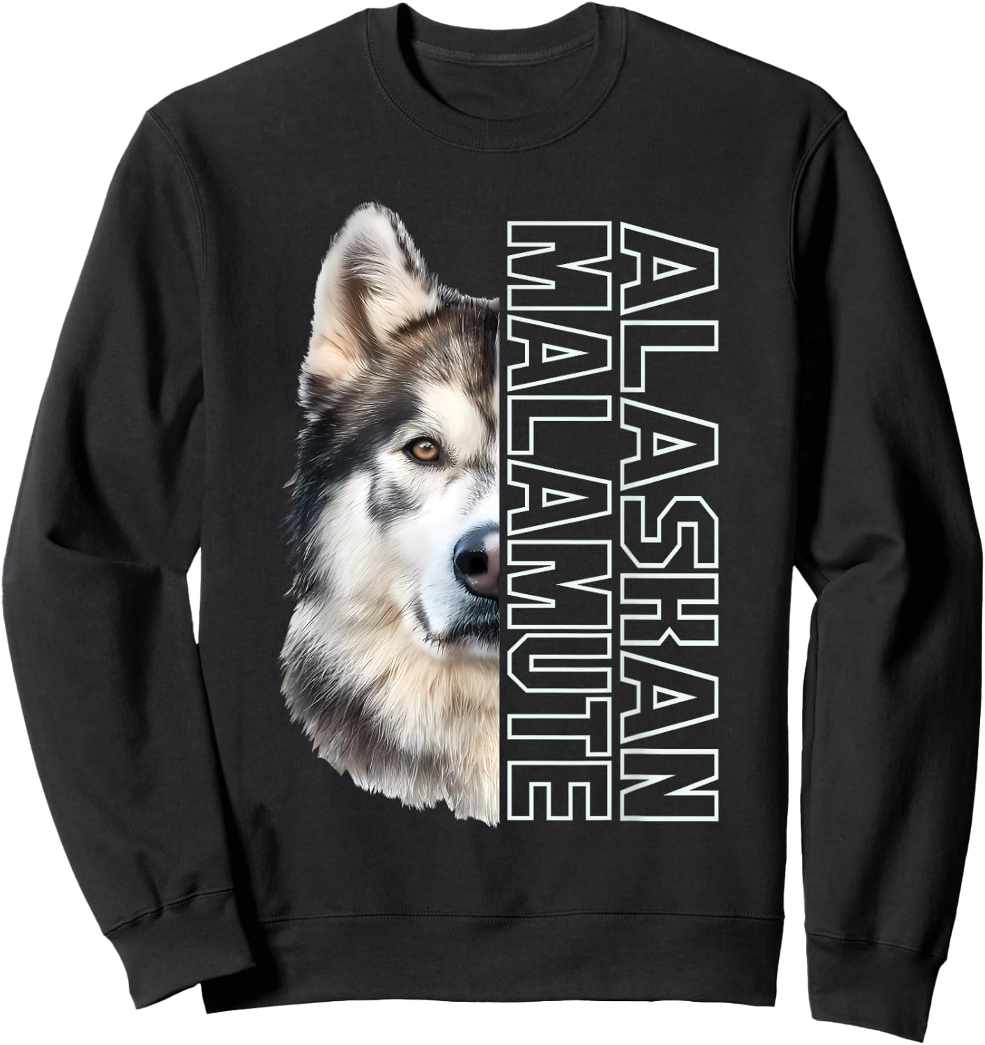 Alaskan Malamute Sweatshirt - Sweatshirt | Black