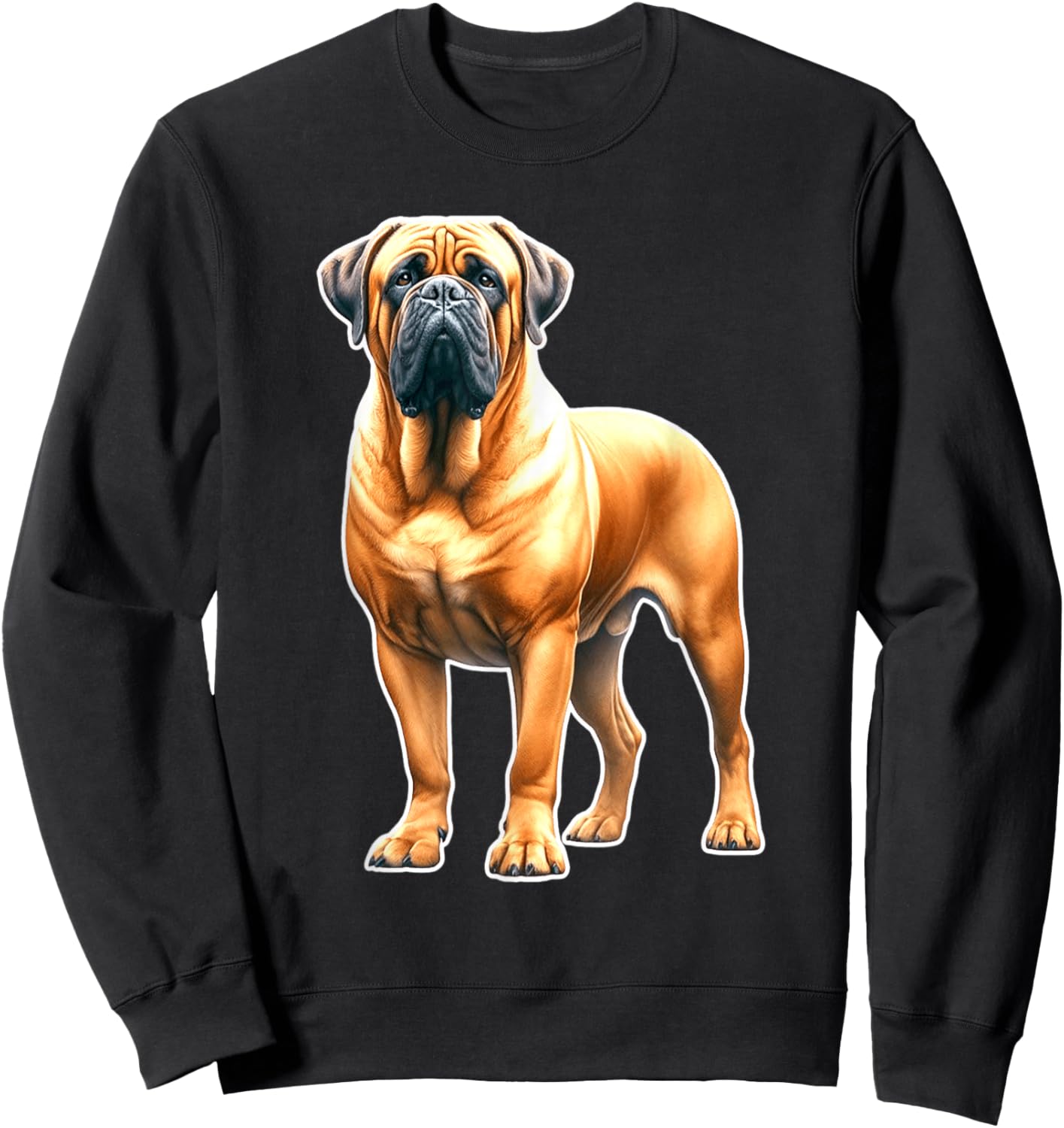 Bullmastiff x Mastiff Dog Sweatshirt - Sweatshirt | Black