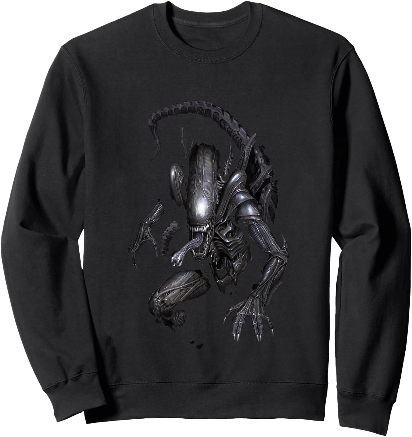 Aliens Iconic Dangerous Xenomorph in The Shadows Big Poster Sweatshirt - Sweatshirt | Black