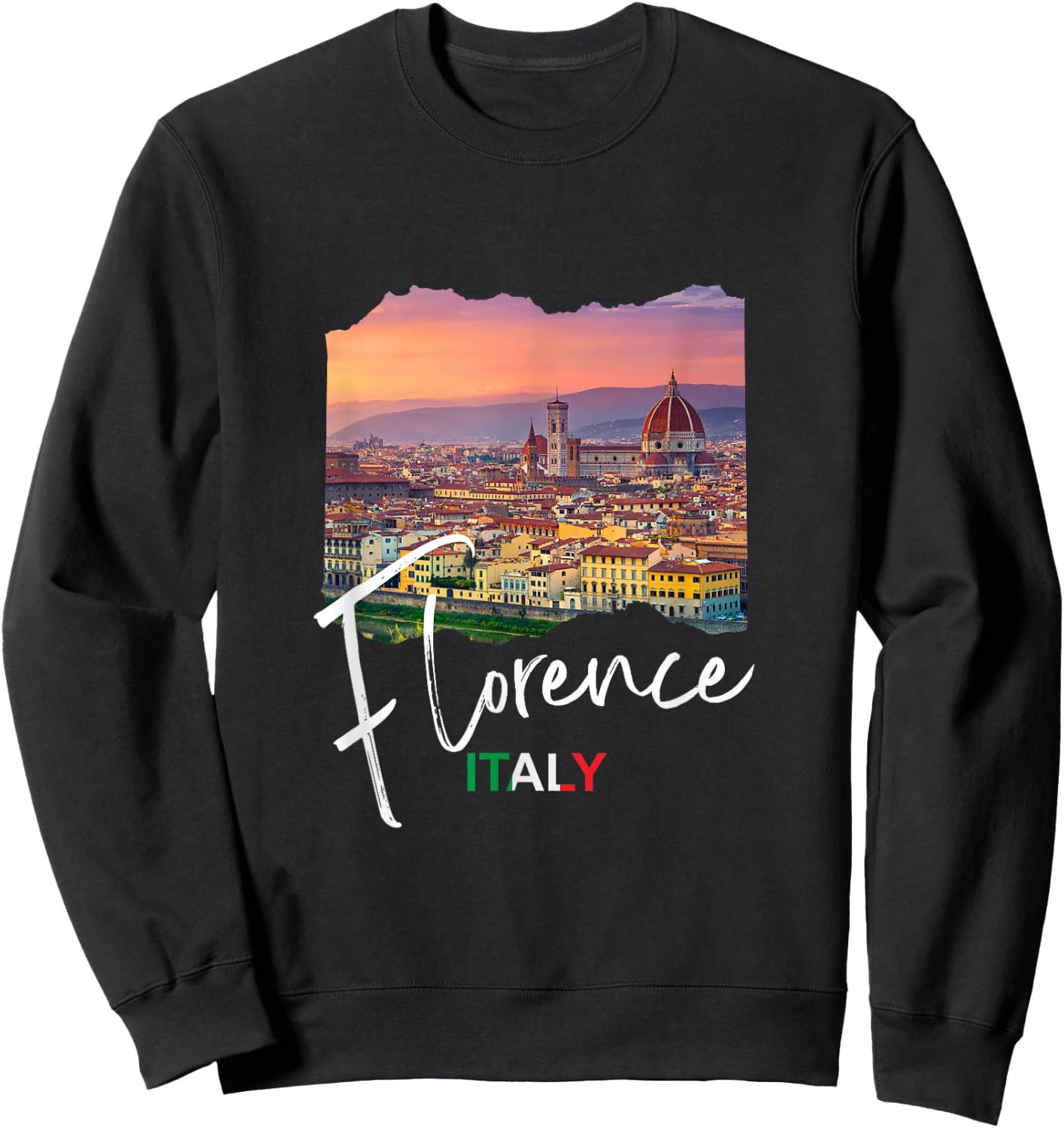 Italy Florence Souvenir / Florence Sweatshirt - Sweatshirt | Black