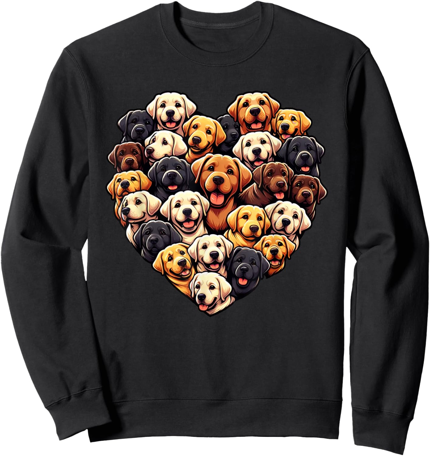 Labrador Retriever Lab Dog Labradors Sweatshirt - Sweatshirt | Black