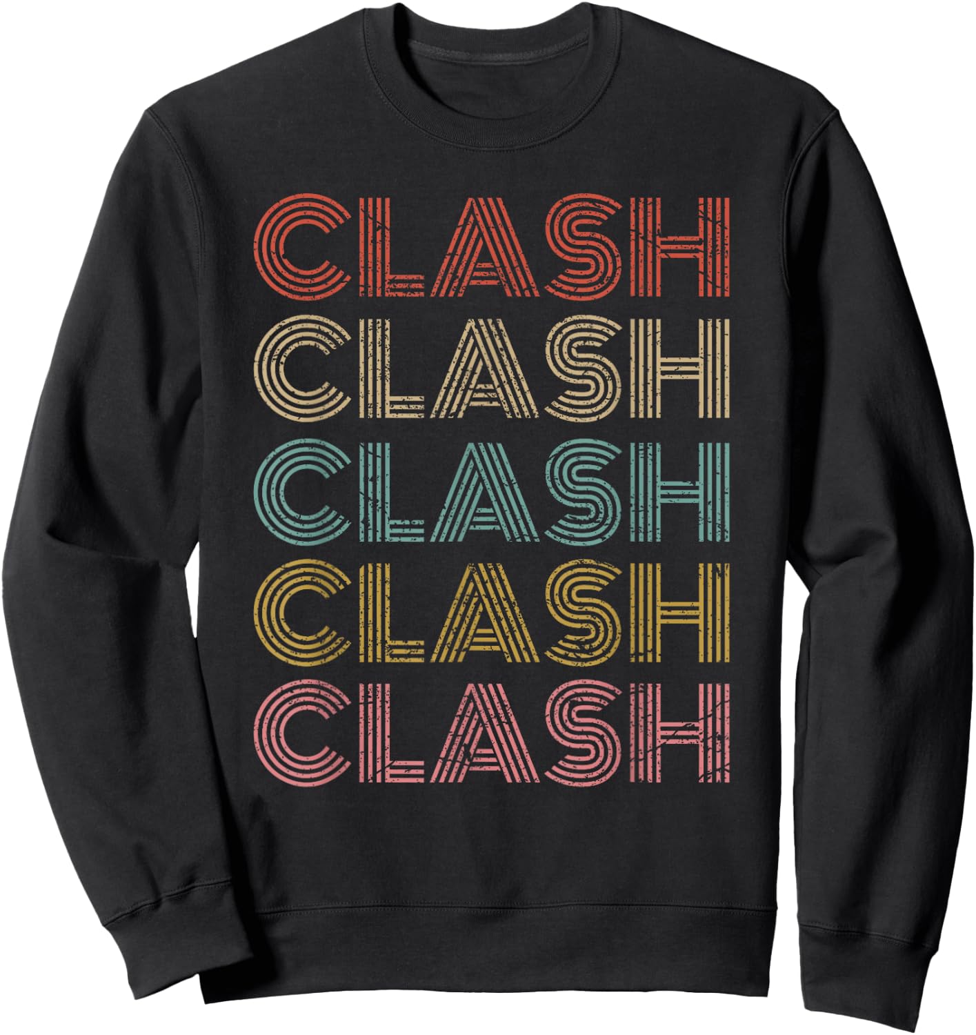 Clash Outfit Kids Teens Retro Gamer Sweatshirt - Sweatshirt | Black