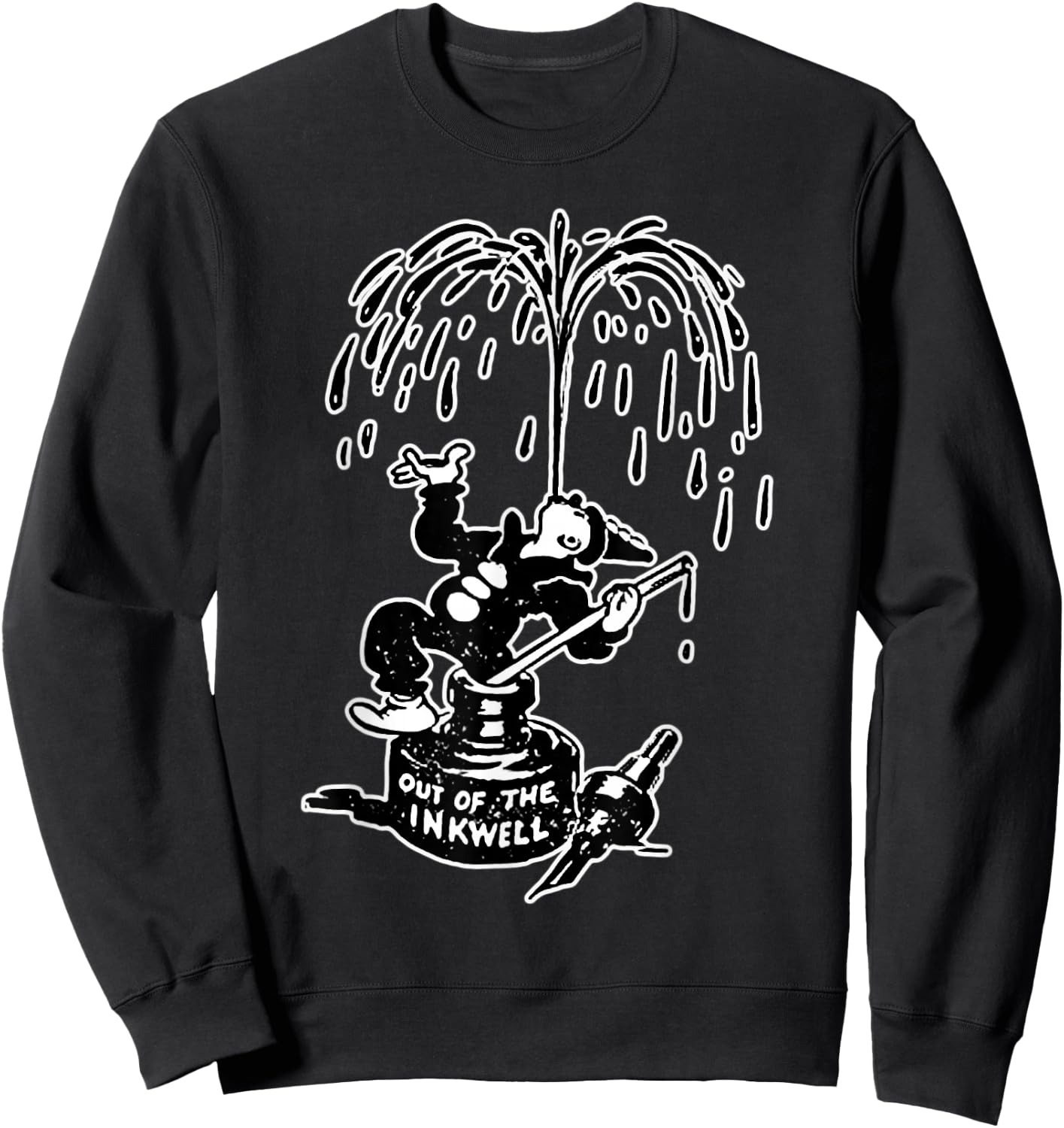 Koko the Clown Vintage Cartoon Sweatshirt - Sweatshirt | Black