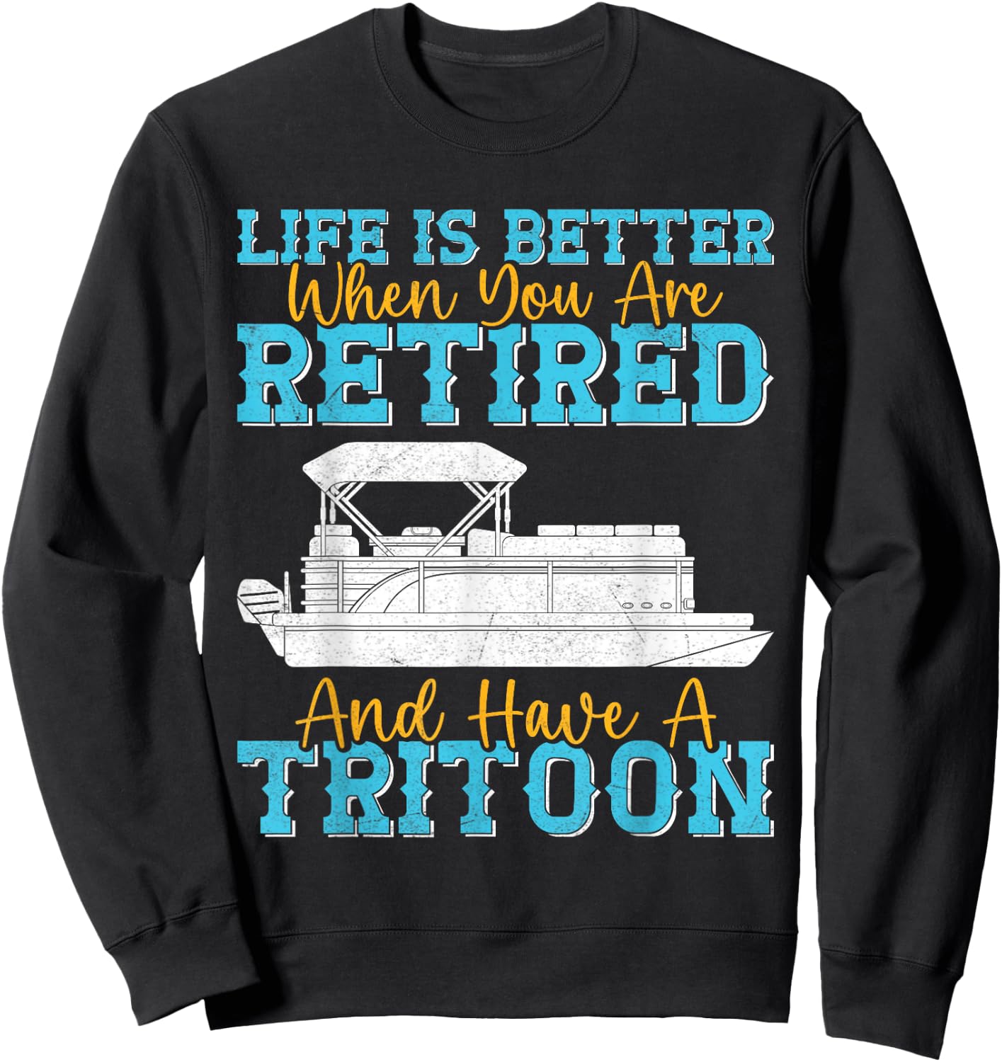Tritoon Boat Accessories Sweatshirt - Sweatshirt | Black
