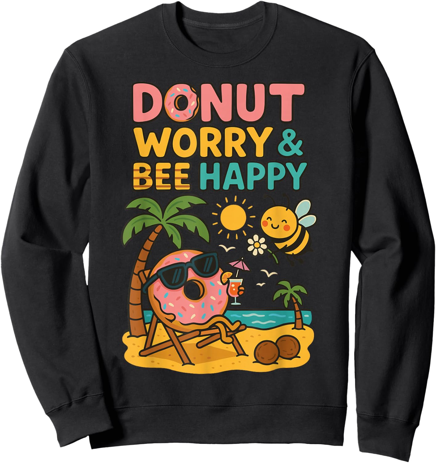 Cartoon Sweatshirt - Sweatshirt | Black