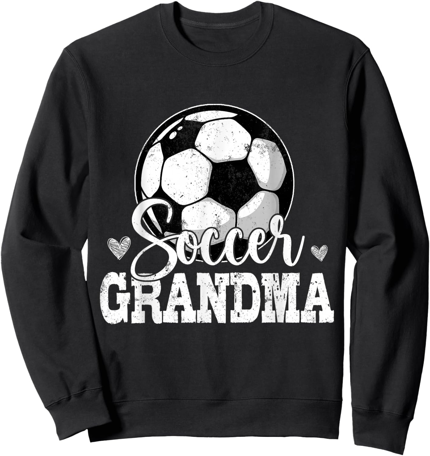 Funny Soccer Grandma Soccer Lover Sweatshirt - Sweatshirt | Black