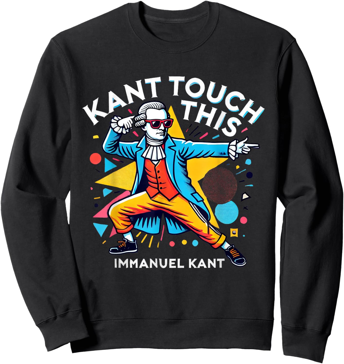 Philosophy Gifts for Students Immanuel Kant Funny Philosophy Sweatshirt - Sweatshirt | Black