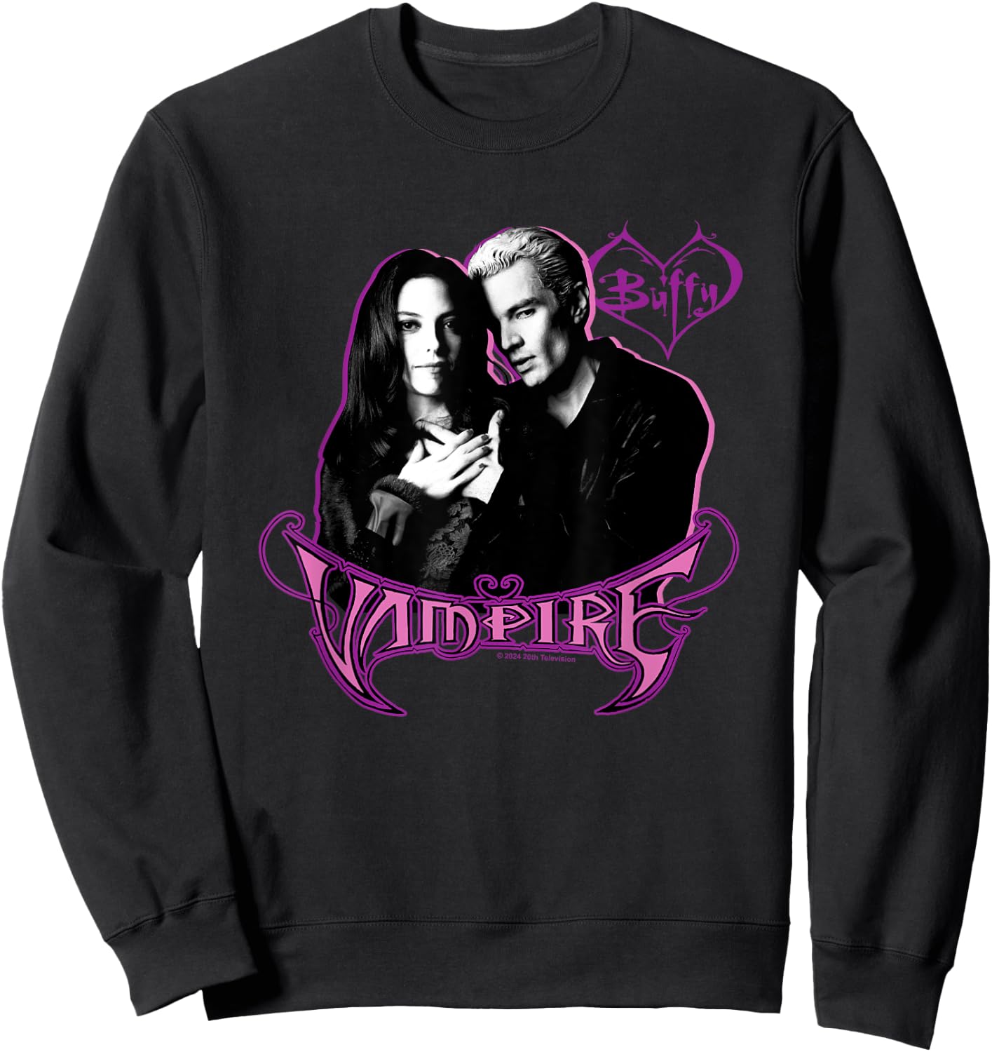 Buffy The Vampire Slayer Spike & Drusilla Nouveau Portrait Sweatshirt - Sweatshirt | Black