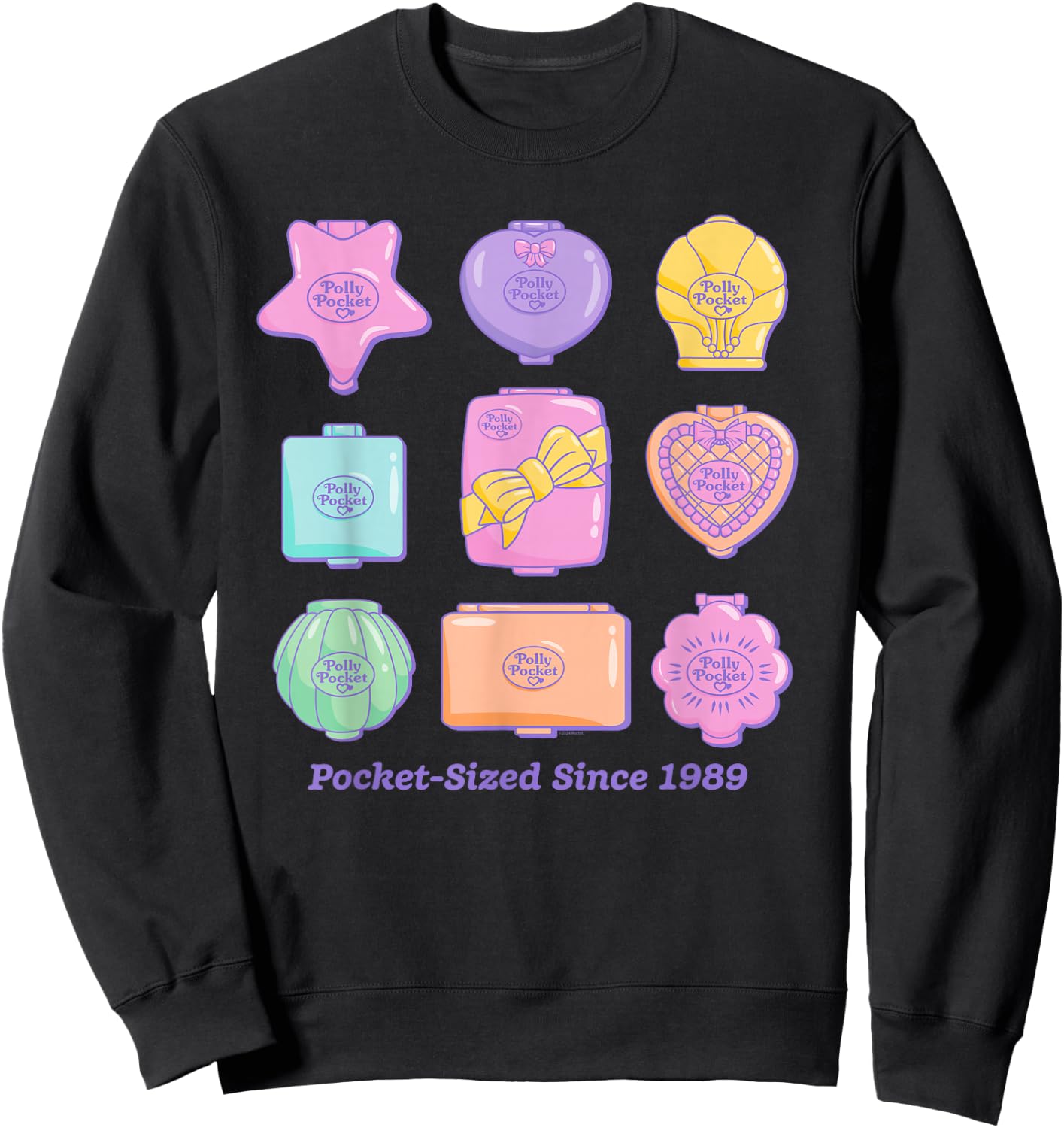 Polly Pocket - Compact Club Sweatshirt - Sweatshirt | Black