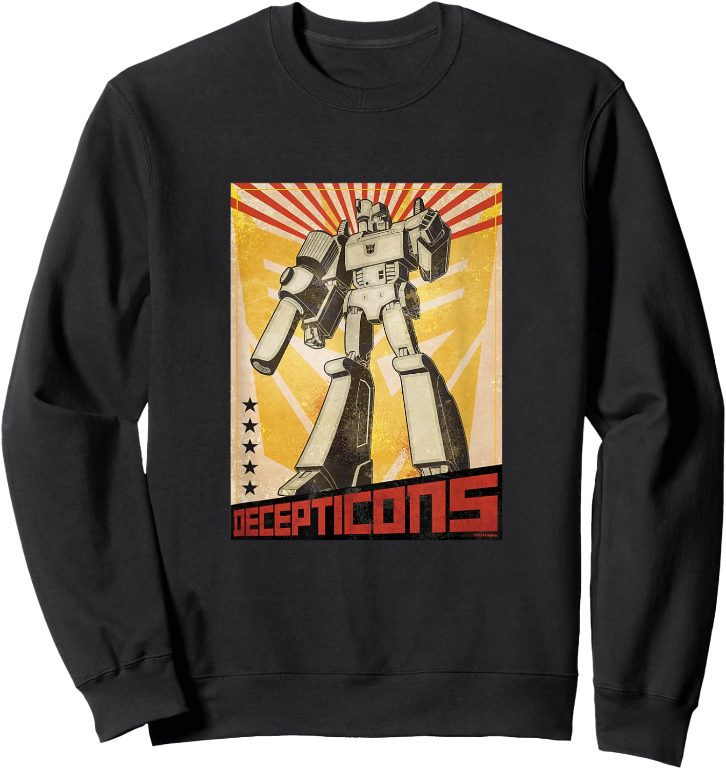 Transformers Decepticons Megatron Comic Sweatshirt - Sweatshirt | Black
