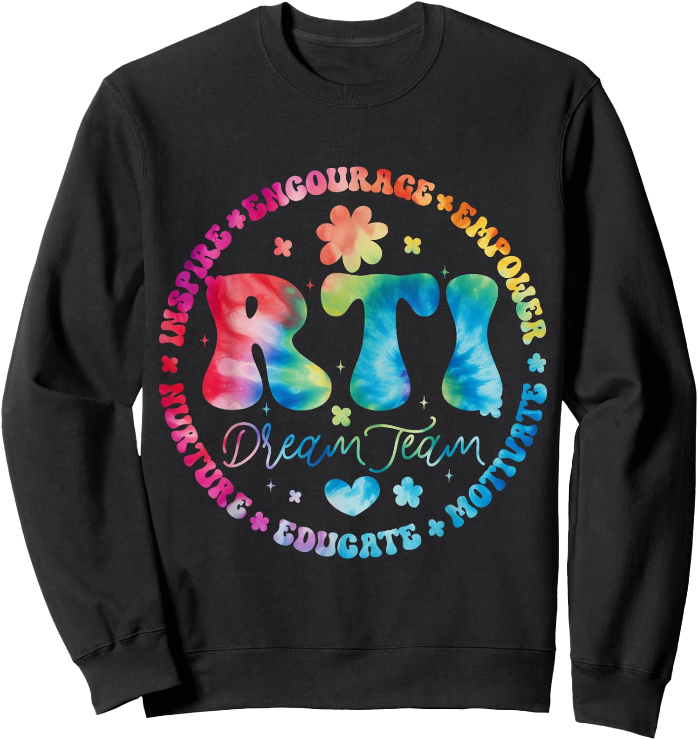Groovy RTI Dream Team T Response Intervention Squad Sweatshirt - Sweatshirt | Black