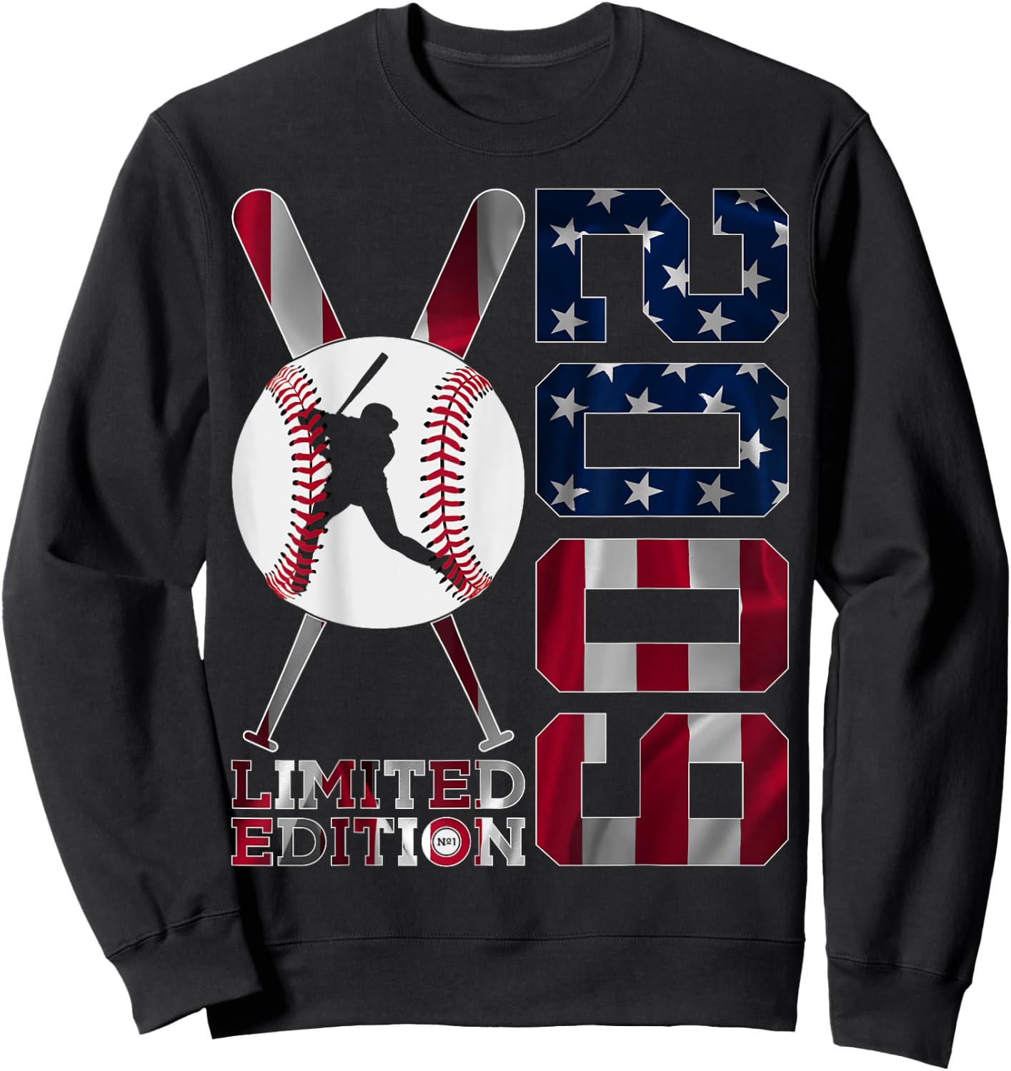16th BIRTHDAY BASEBALL LIMITED EDITION 2009 Sweatshirt - Sweatshirt | Black