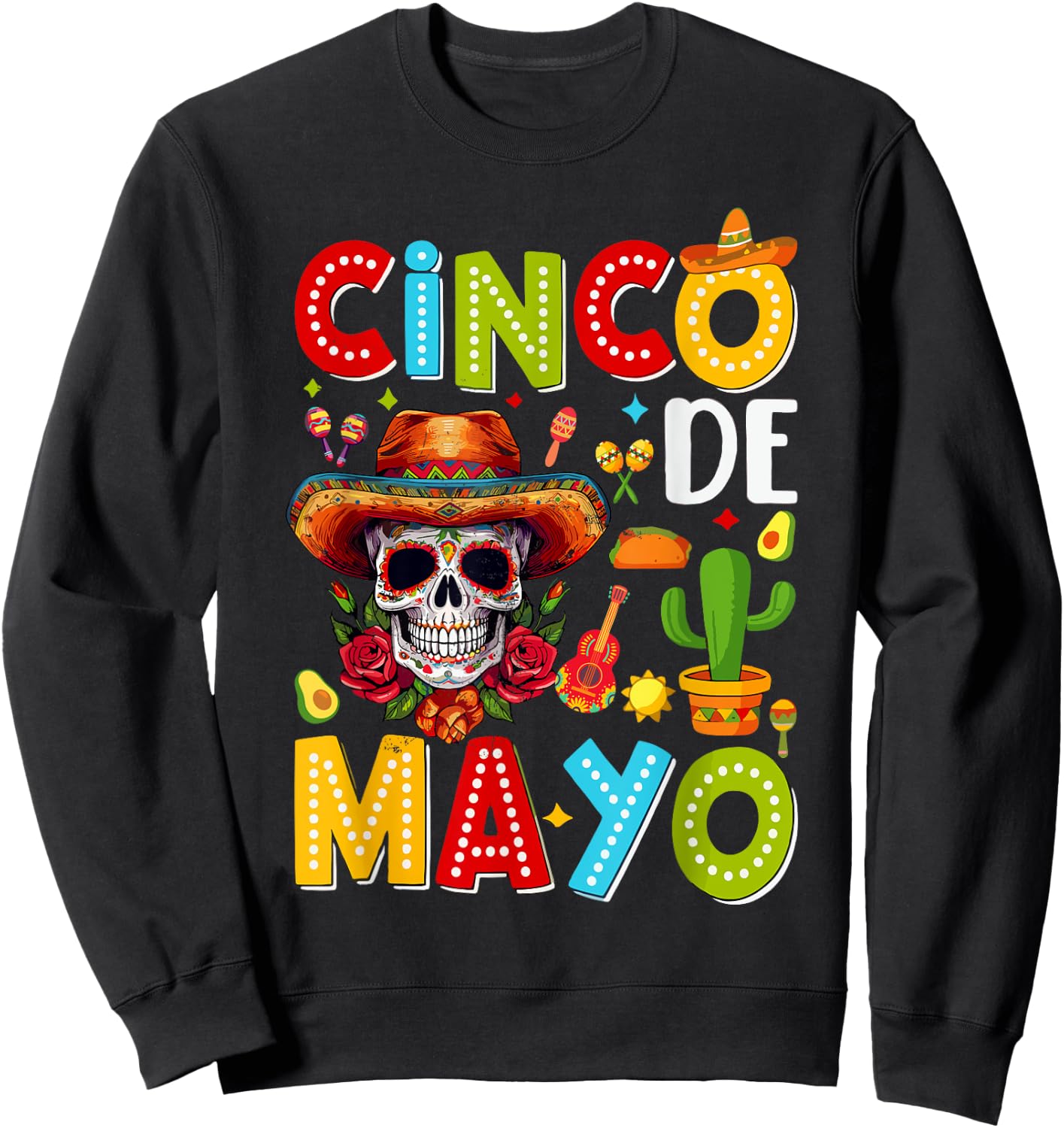 Cinco De Mayo Mexican Fiesta Squad 5 De Mayo For Mexican Men Sweatshirt - Sweatshirt | Black