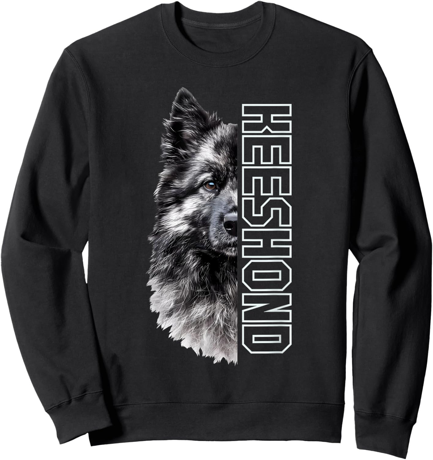Keeshond Sweatshirt - Sweatshirt | Black