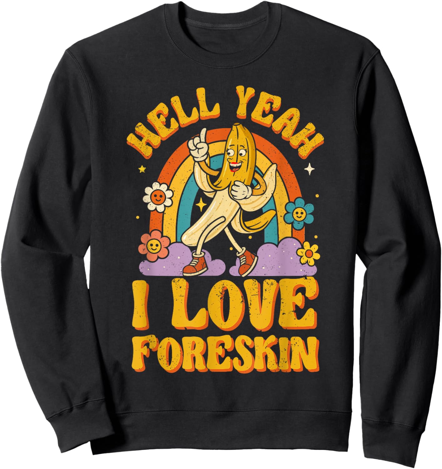 Funny Girls Trip gag adult Sweatshirt - Sweatshirt | Black