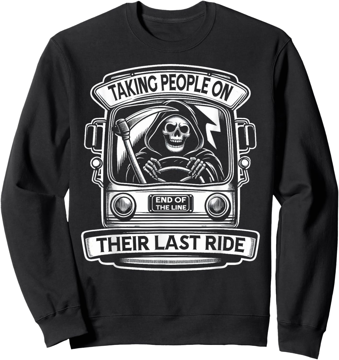 Bus Driver Halloween Sweatshirt - Sweatshirt | Black
