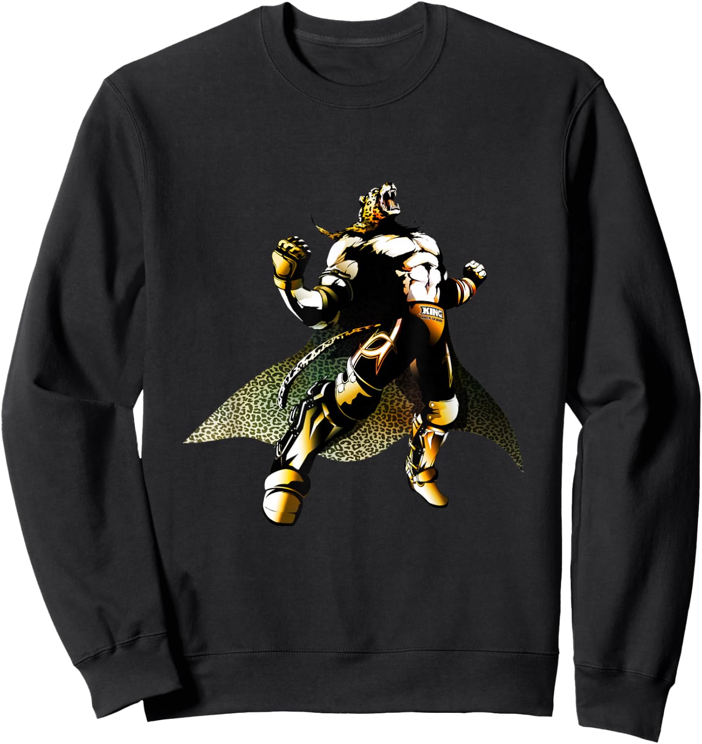 Bandai Namco Entertainment Inc. TEKKEN7 KING 001 , Small, Black Sweatshirt - Sweatshirt | Black