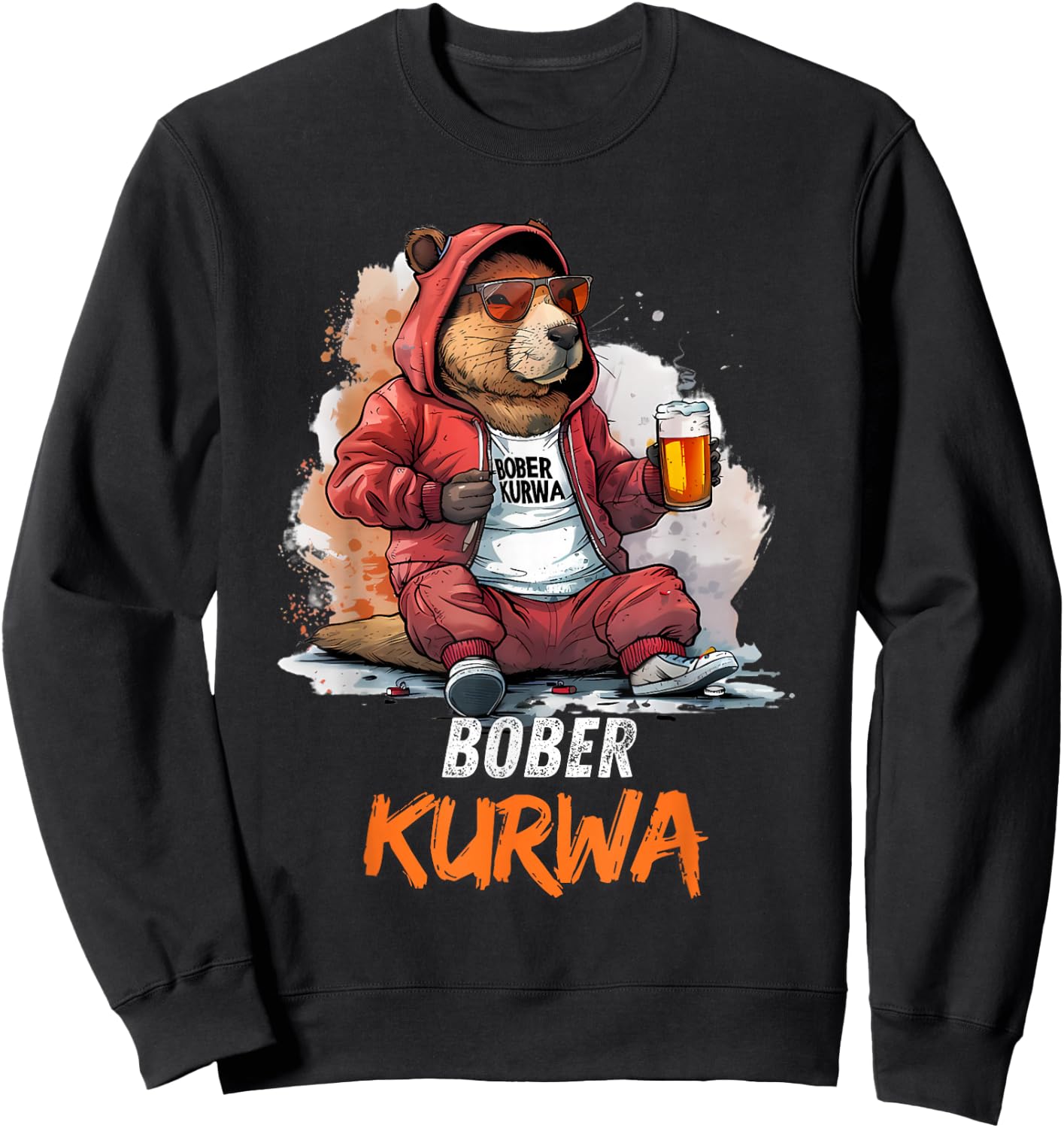 Bober Kurwa Sweatshirt - Sweatshirt | Black