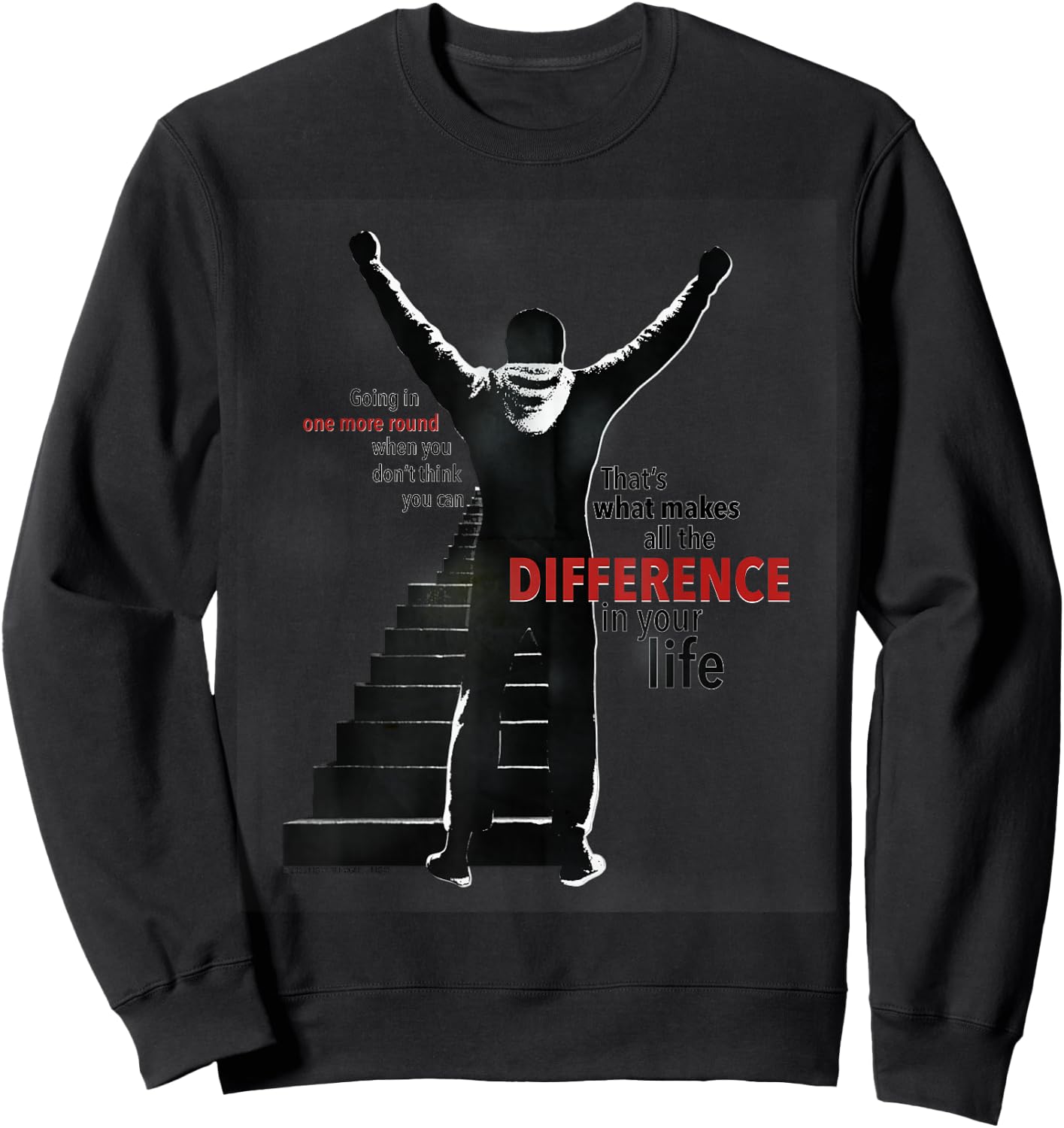 Rocky Makes All The Difference Sweatshirt - Sweatshirt | Black