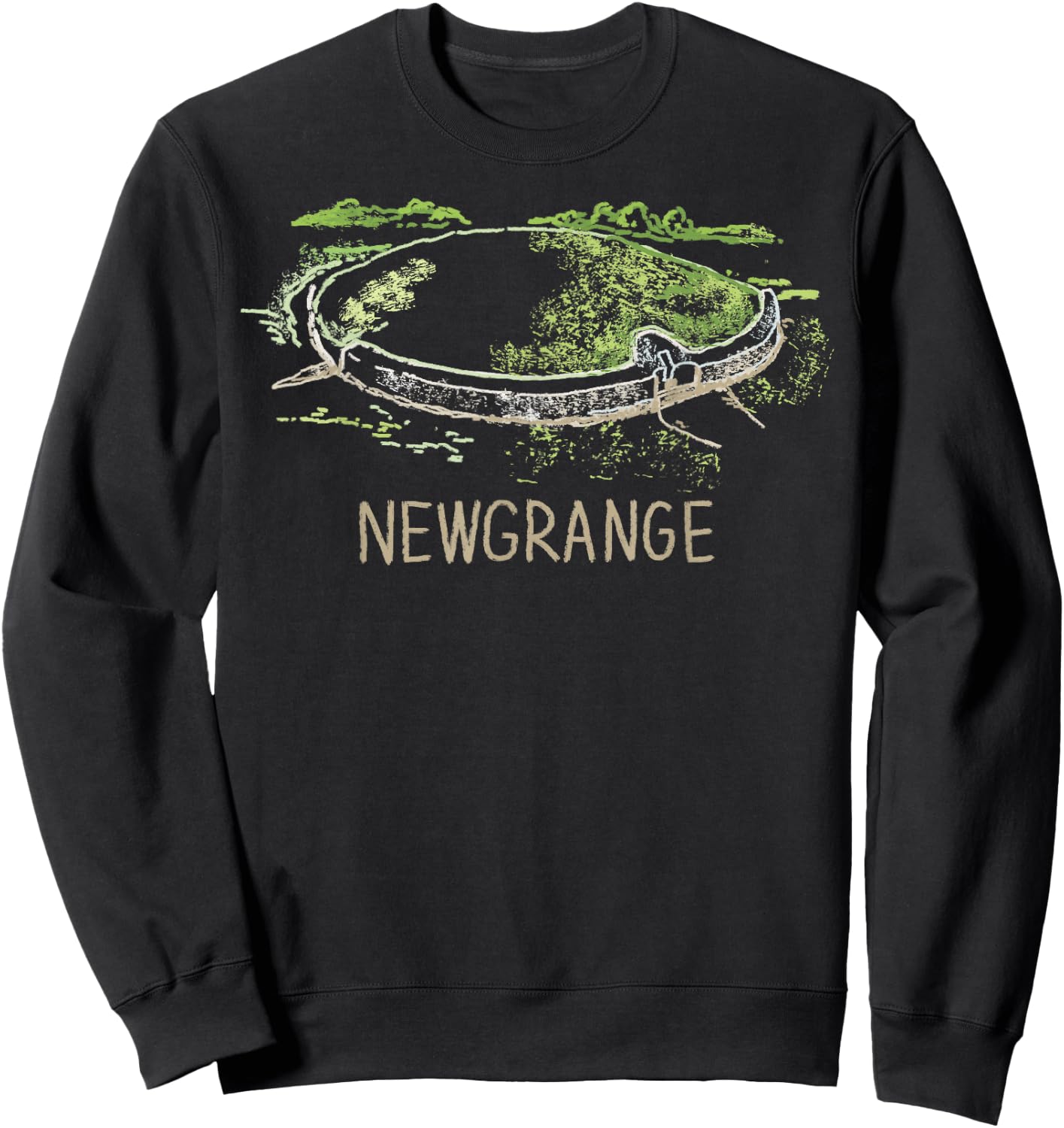 Newgrange Ireland Sweatshirt - Sweatshirt | Black