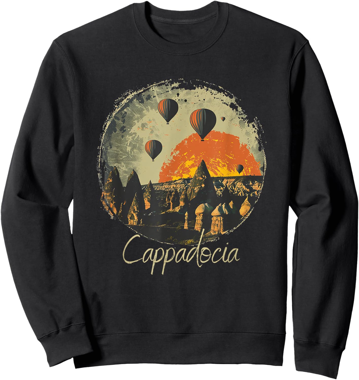 Cappadocia Sweatshirt - Sweatshirt | Black