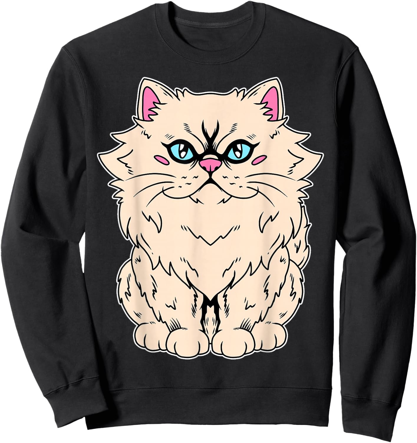 Persian Cat Sweatshirt - Sweatshirt | Black