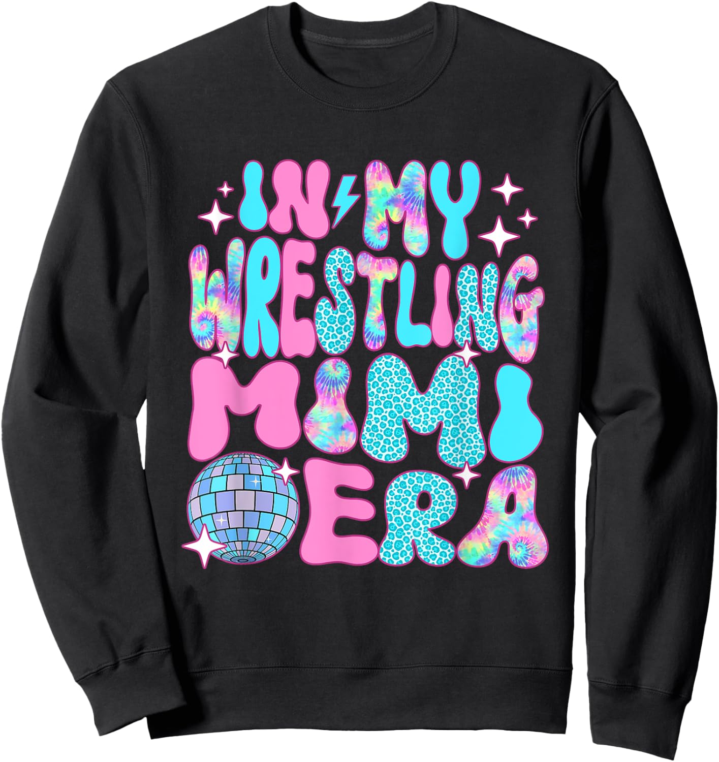 Disco In My Wrestling Mimi Era Sweatshirt - Sweatshirt | Black