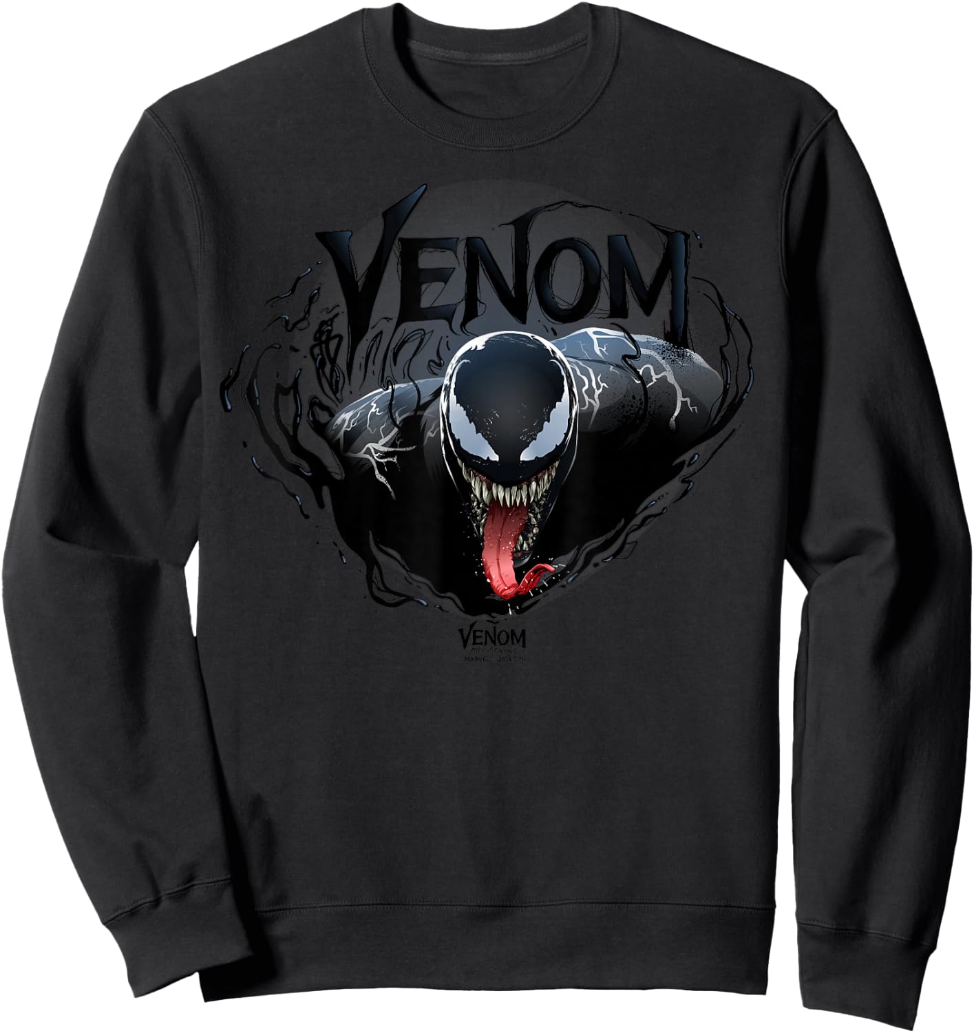 Marvel Venom: The Last Dance Lethal Protector Symbiote Logo Sweatshirt - Sweatshirt | Black