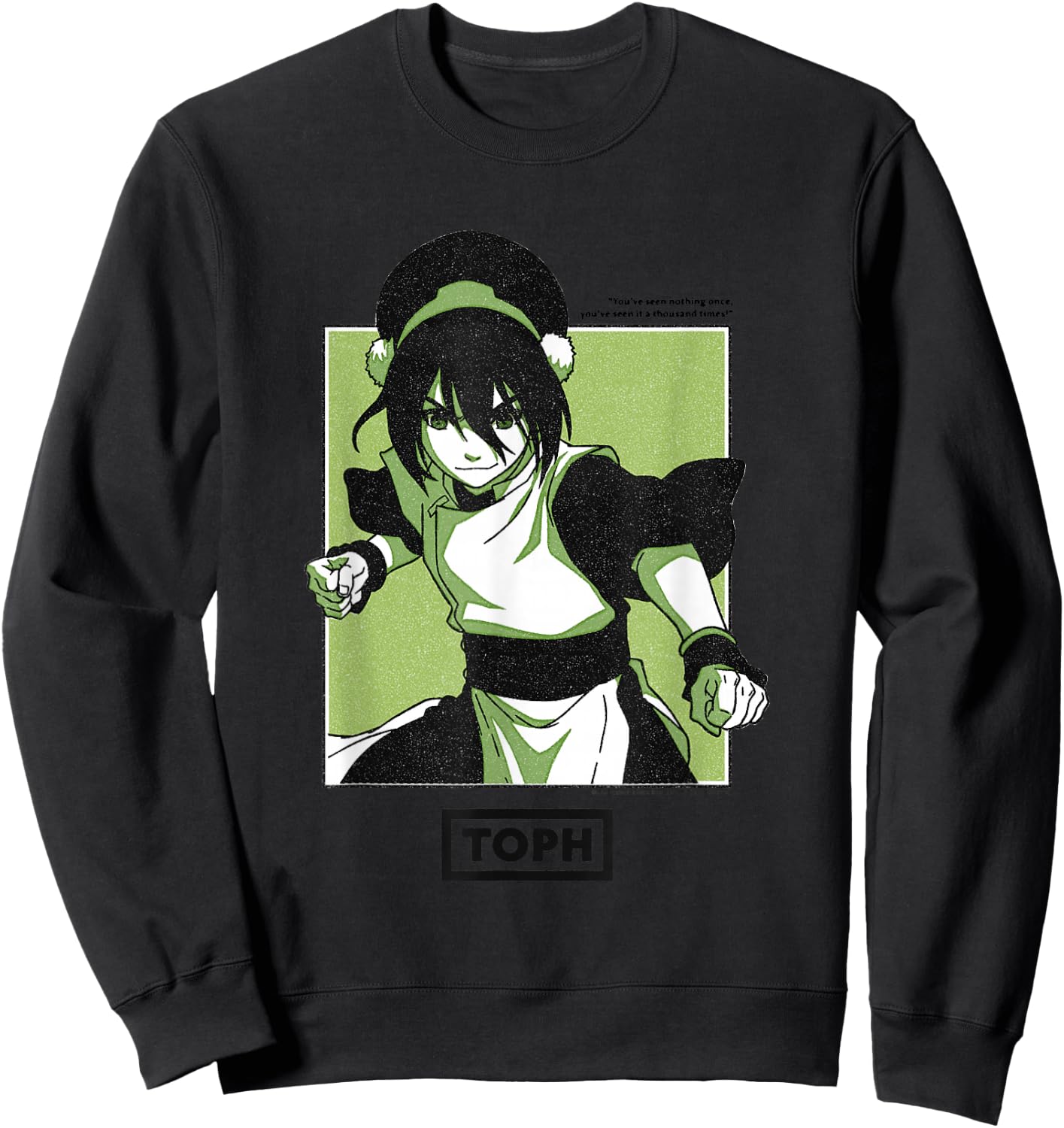 Toph Beifong Earthbending Master Sweatshirt - Sweatshirt | Black