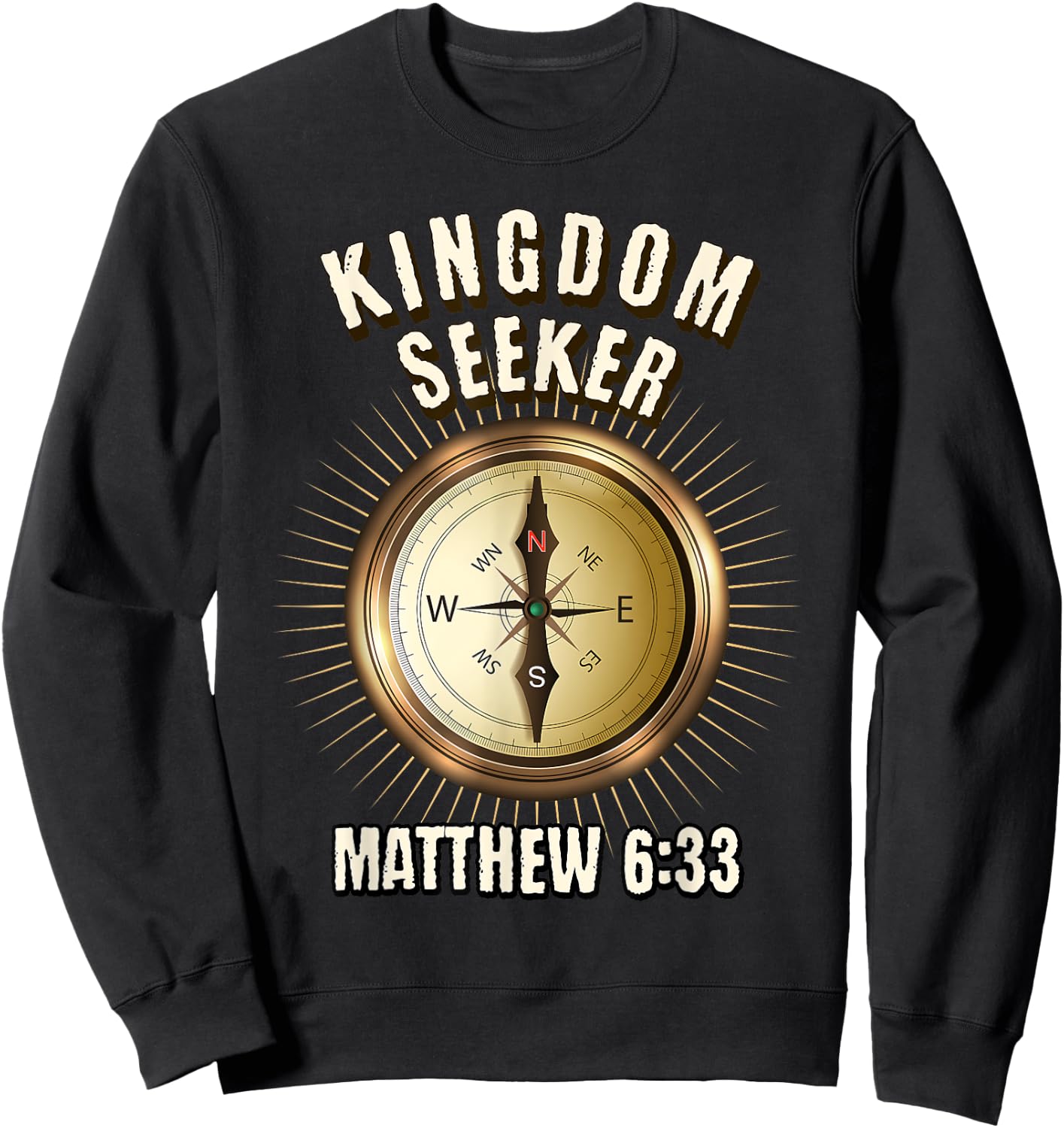 Kingdom Seeker Matthew 6:33 Sweatshirt - Sweatshirt | Black