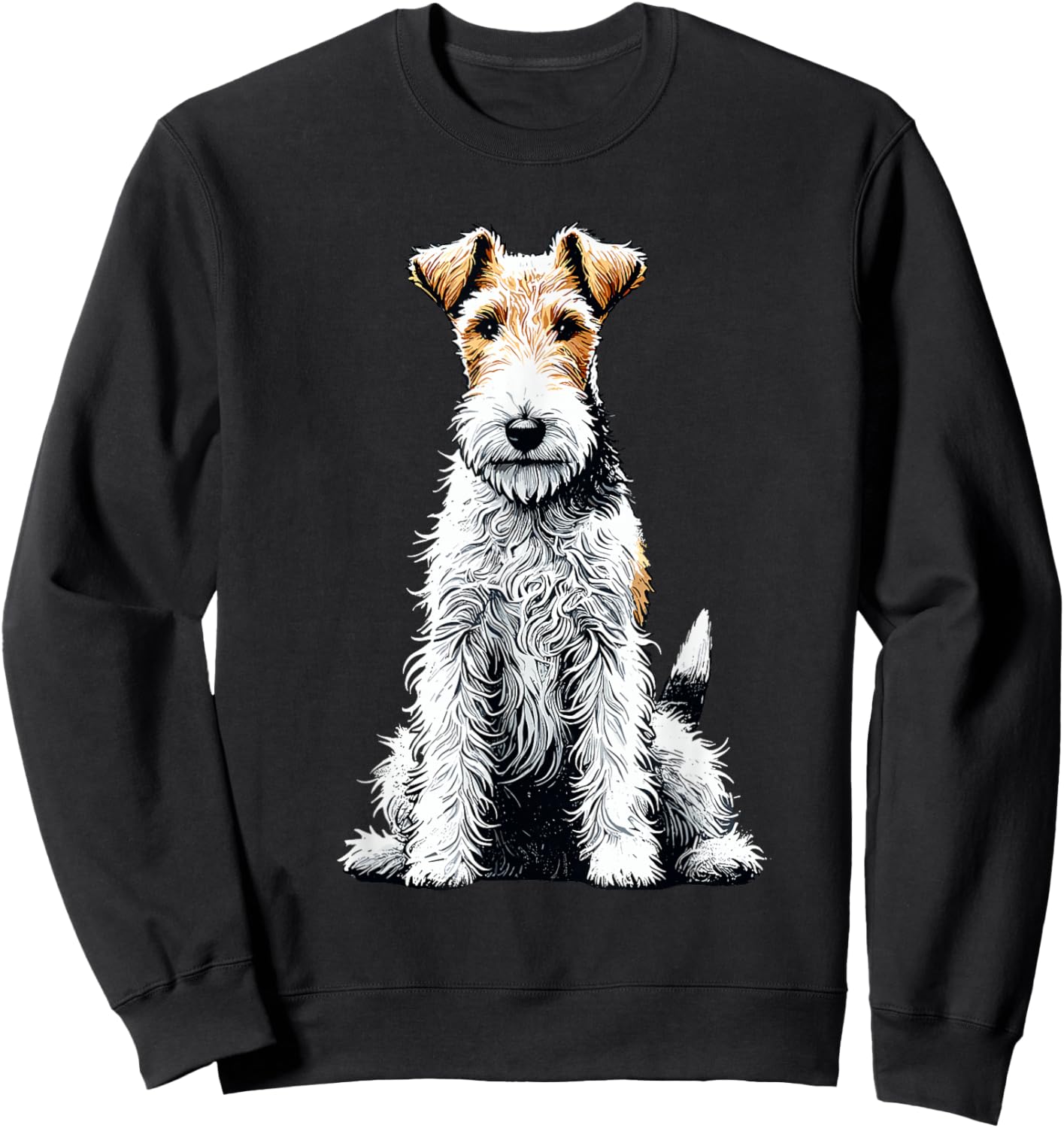 Wire Fox Terrier Sweatshirt - Sweatshirt | Black