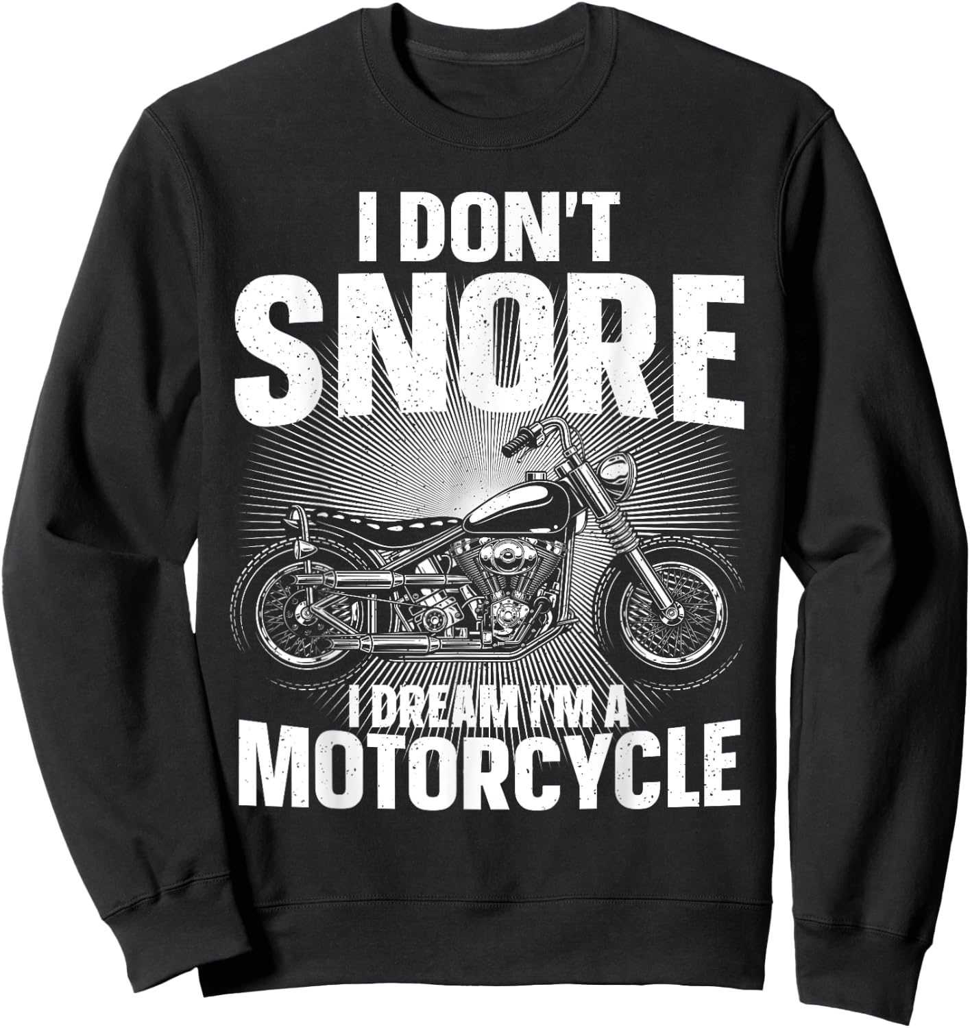 Funny Motorcycle Design Women Biker Motorcycle Rider Sweatshirt - Sweatshirt | Black