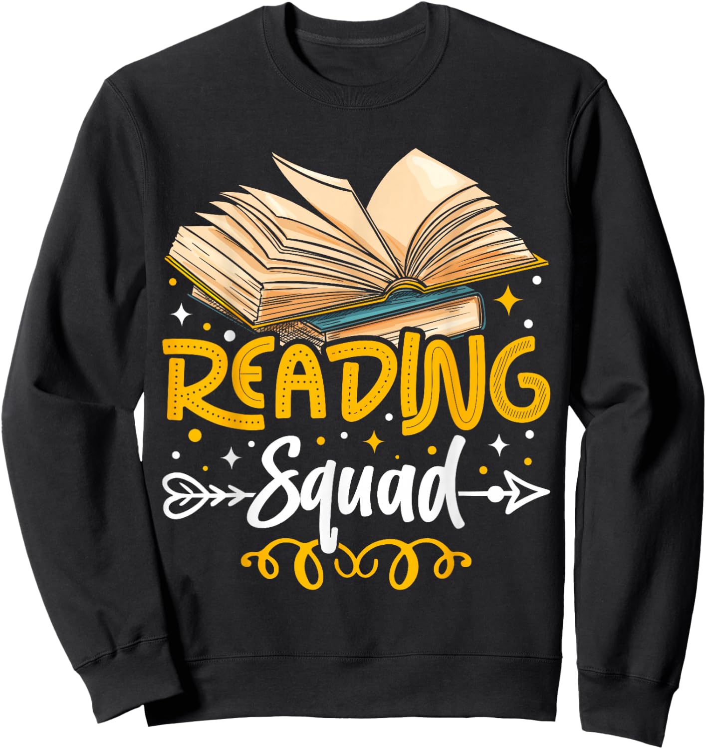 Reading Squad Sweatshirt - Sweatshirt | Black