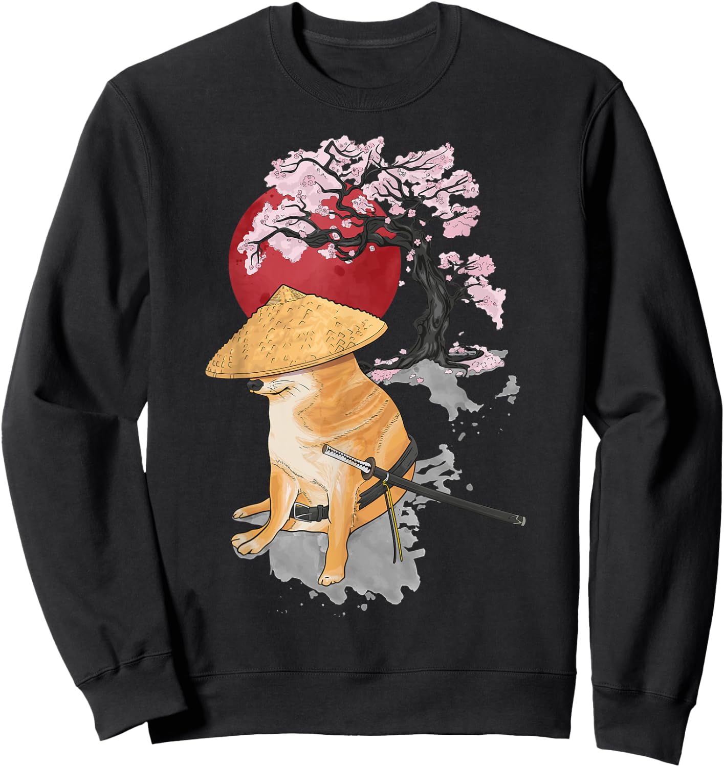 Japanese Meme Cheems Sweatshirt - Sweatshirt | Black