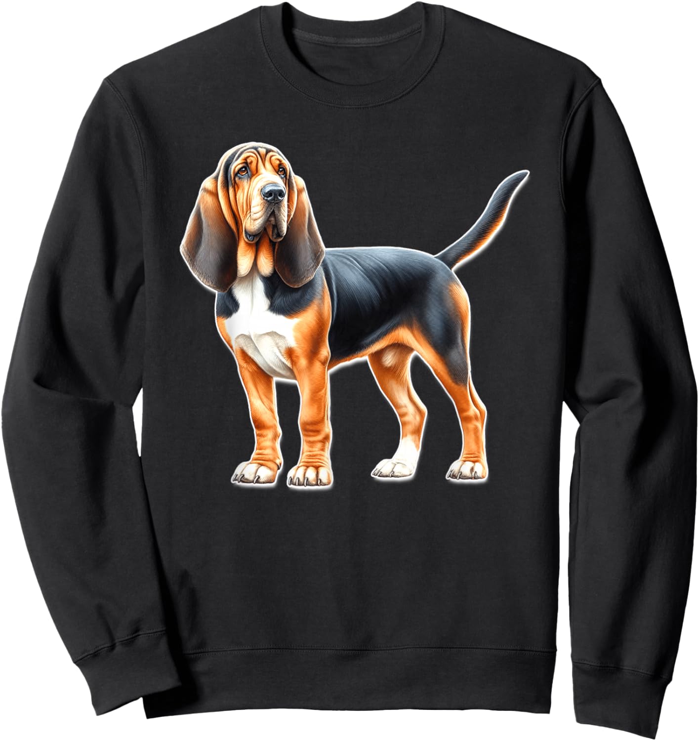 Bloodhound Dog Sweatshirt - Sweatshirt | Black