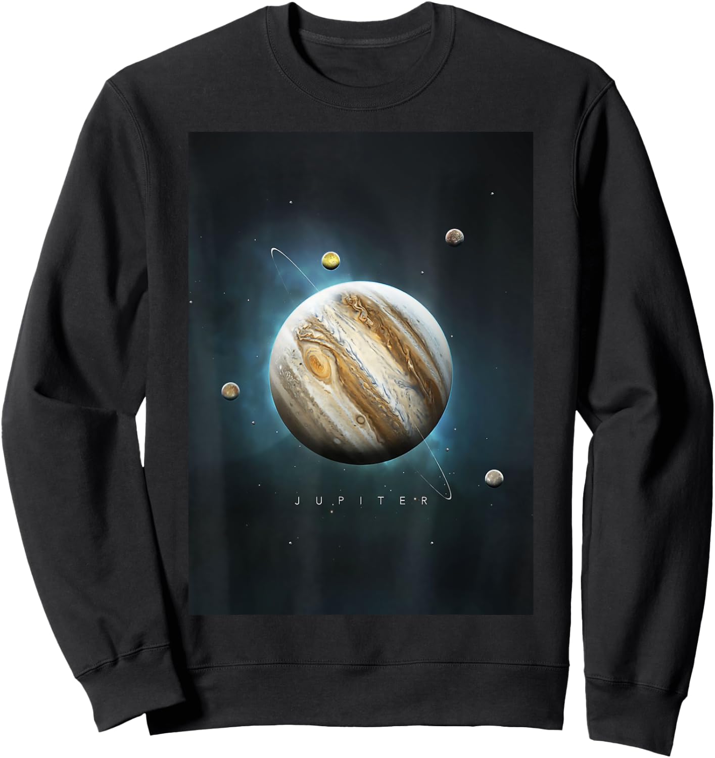 Planet Jupiter Sweatshirt - Sweatshirt | Black