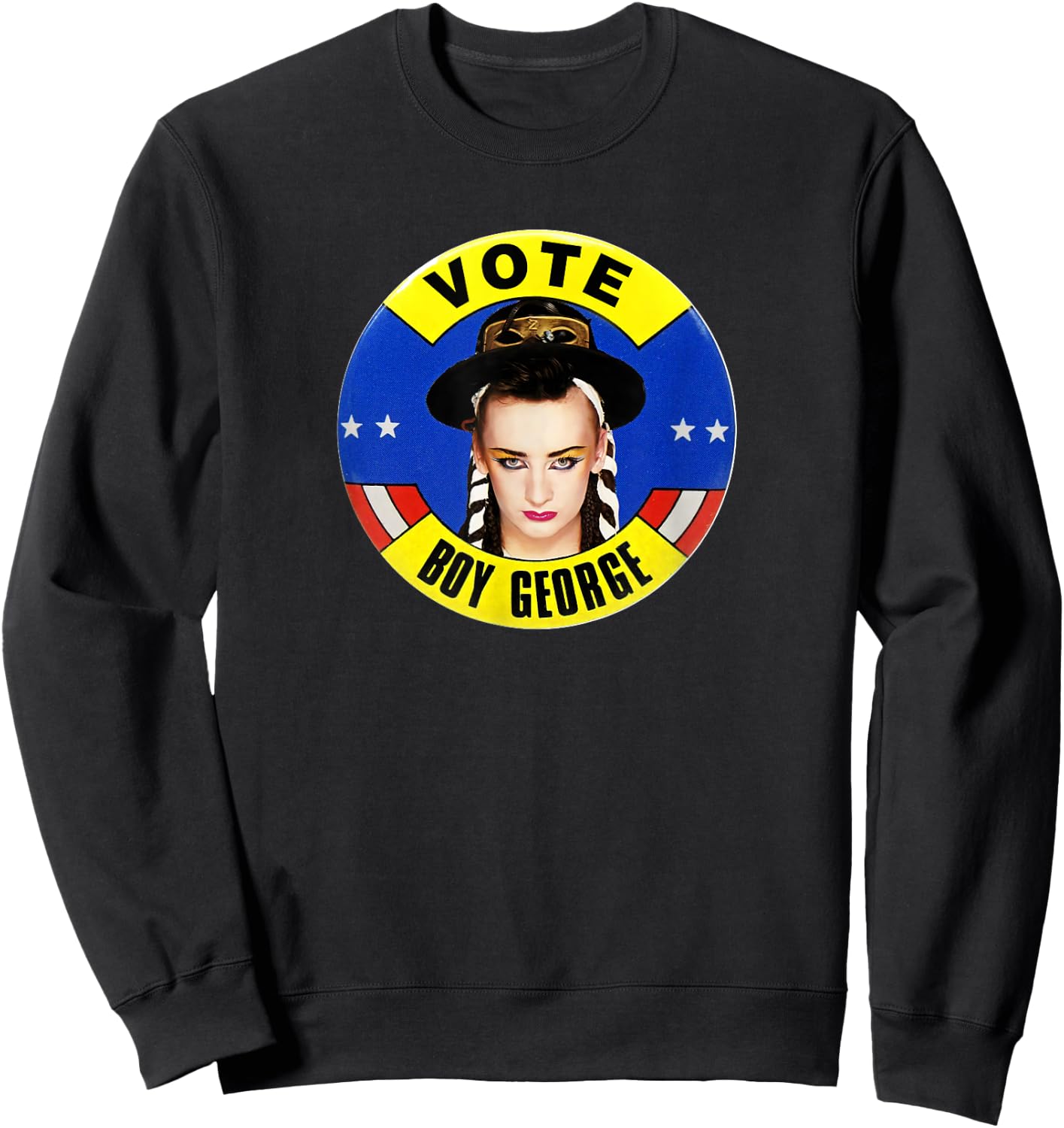 Boy George – Vote Big Sweatshirt - Sweatshirt | Black