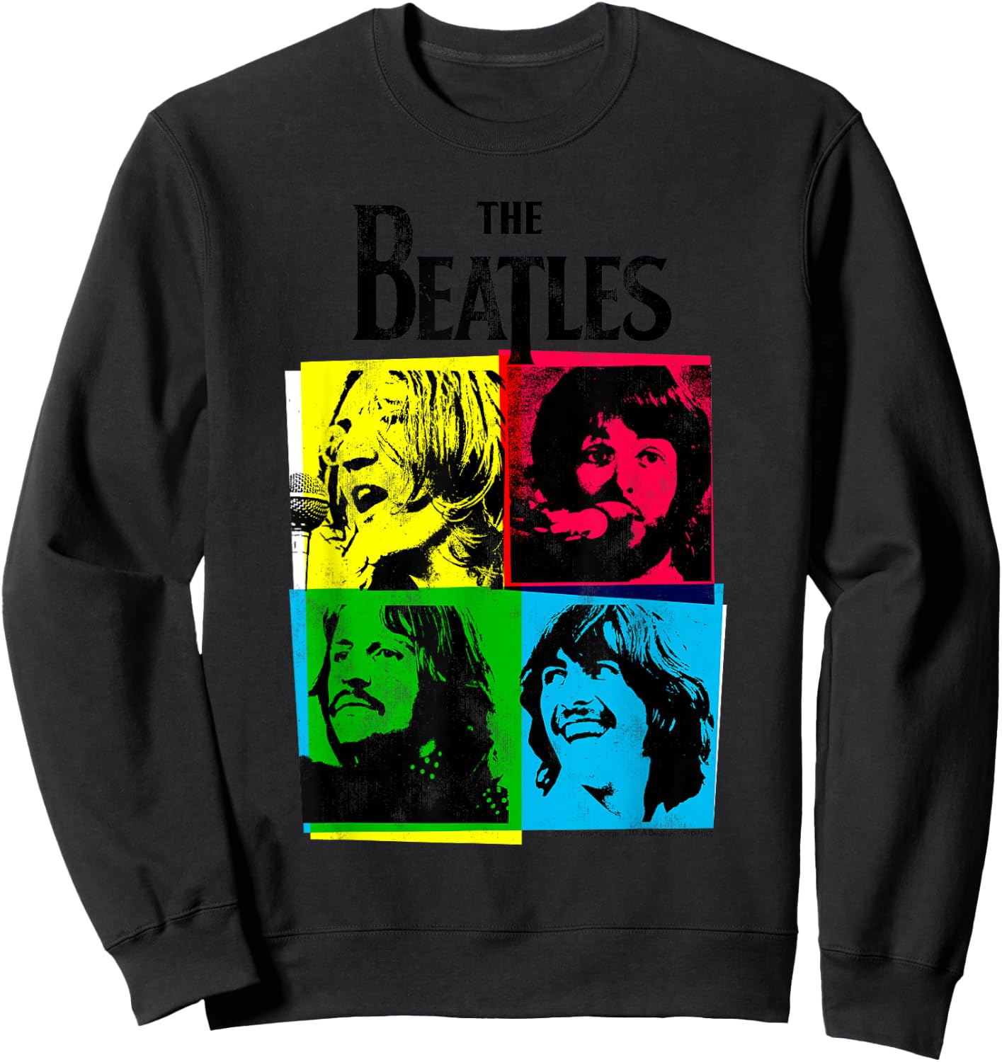The Beatles - CMYK Beatles Sweatshirt - Sweatshirt | Black