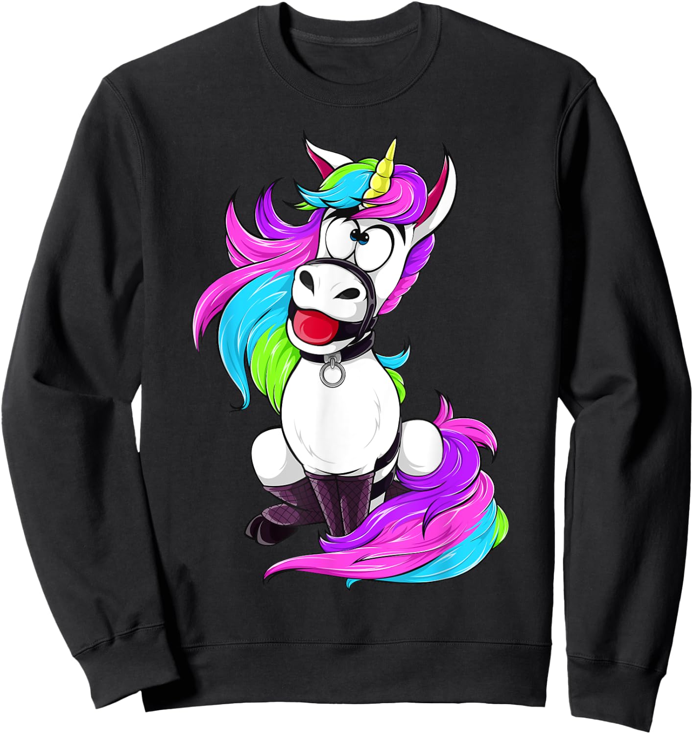 BDSM Unicorn - Bondage Bdsm Nothing Humor Sweatshirt - Sweatshirt | Black