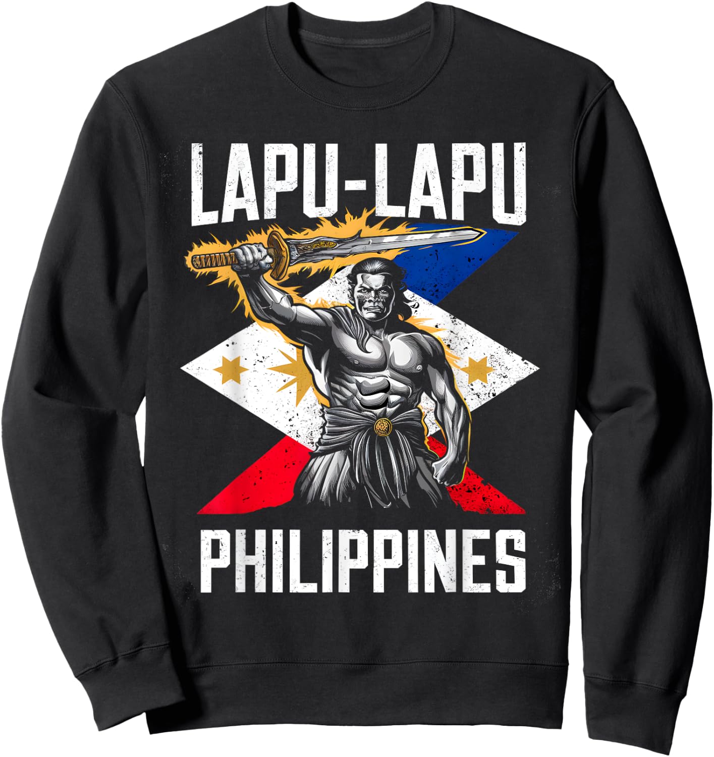 Love Gifts Lapu-Lapu Philippines -Adults Black Sweatshirt - Sweatshirt | Black