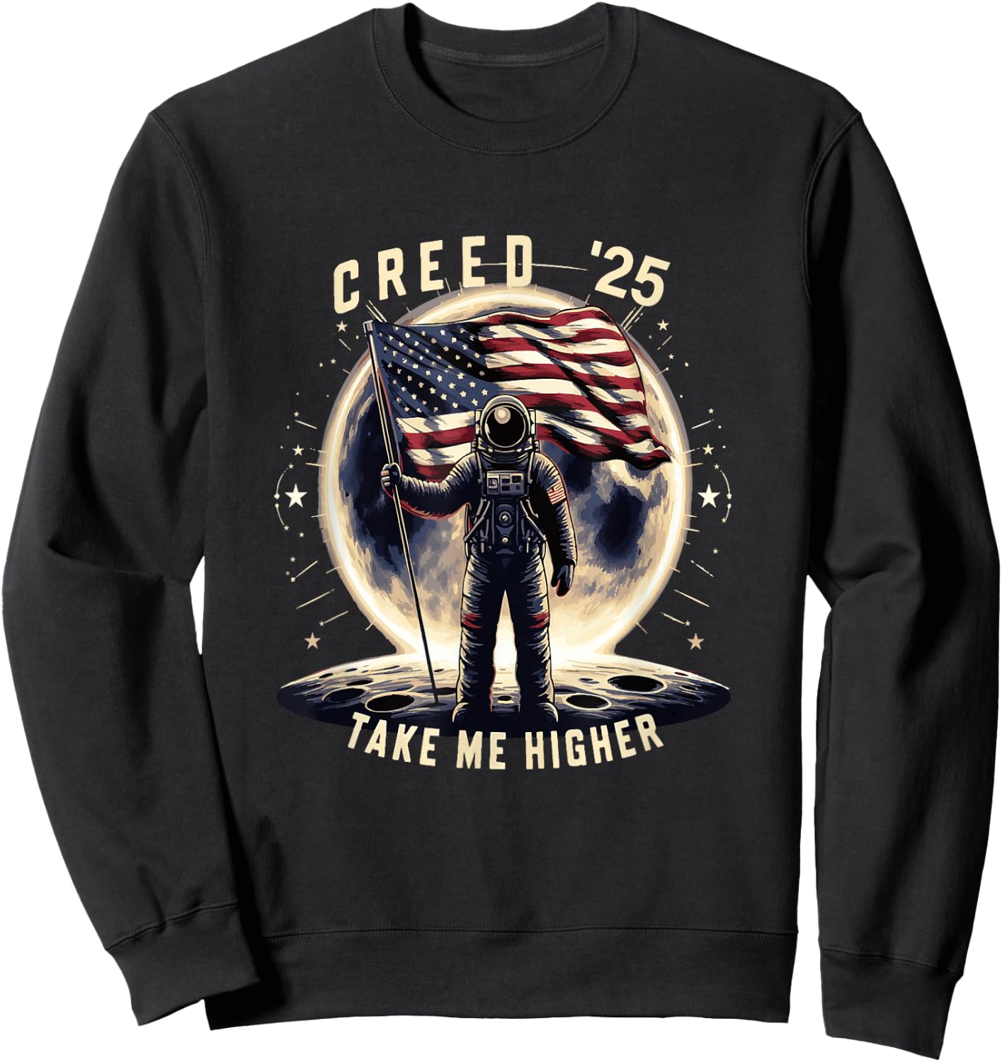 Creed '25 Take Me Higher American Astronaut Sweatshirt - Sweatshirt | Black